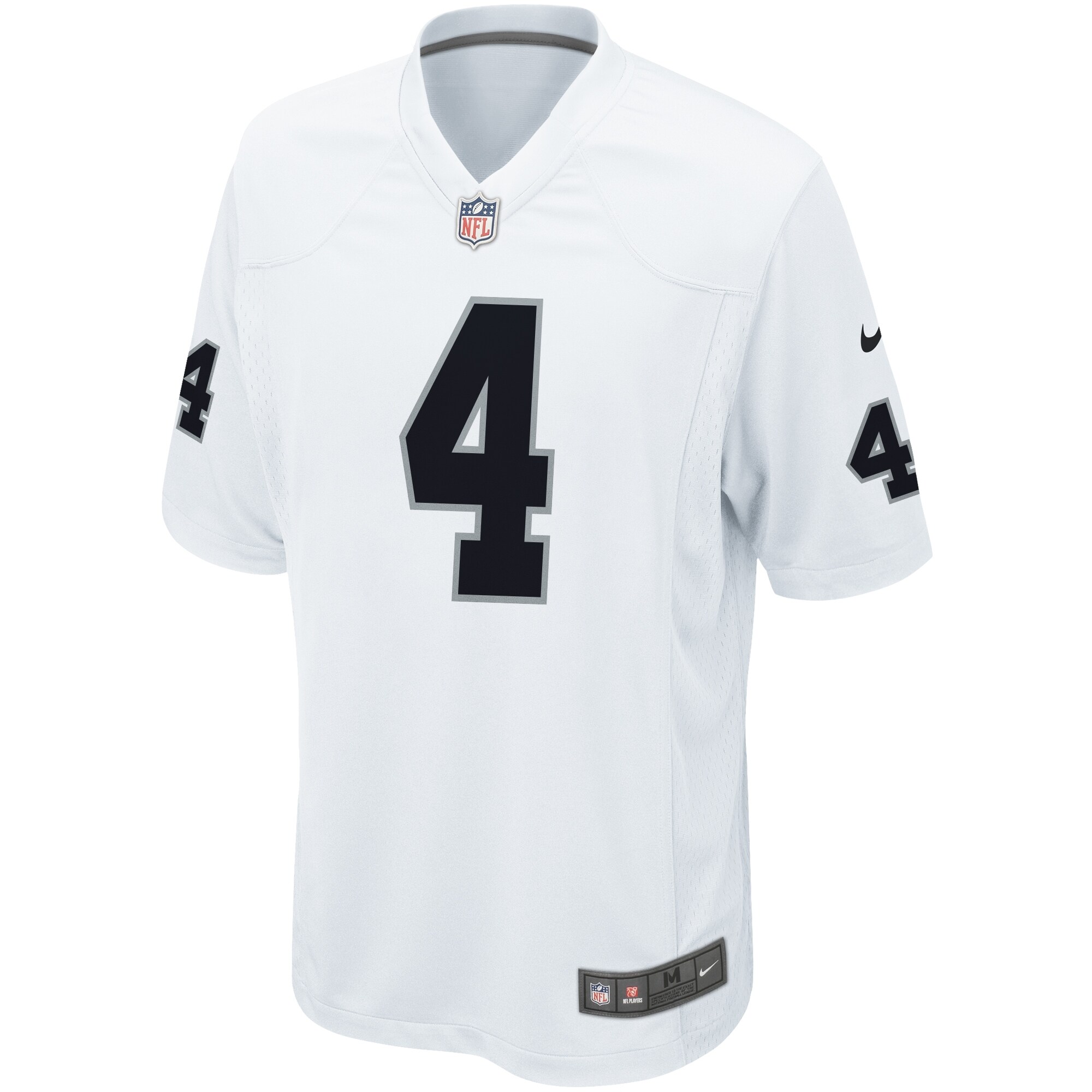 Derek Carr Las Vegas Raiders  Youth Game Jersey - White