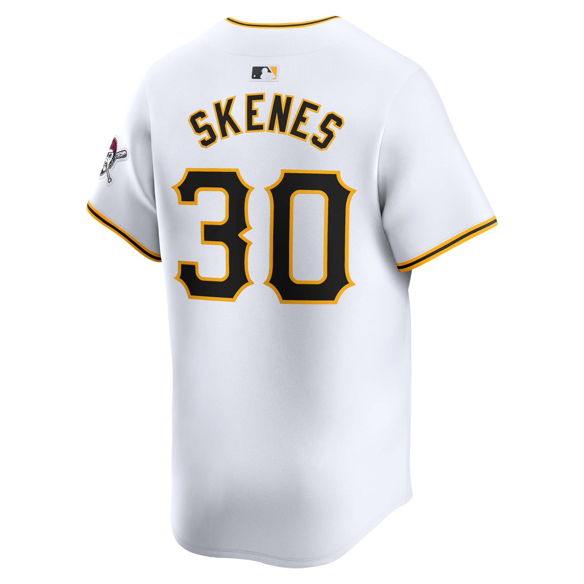 Men's Pittsburgh Pirates Paul Skenes  White Home Limited Player Jersey