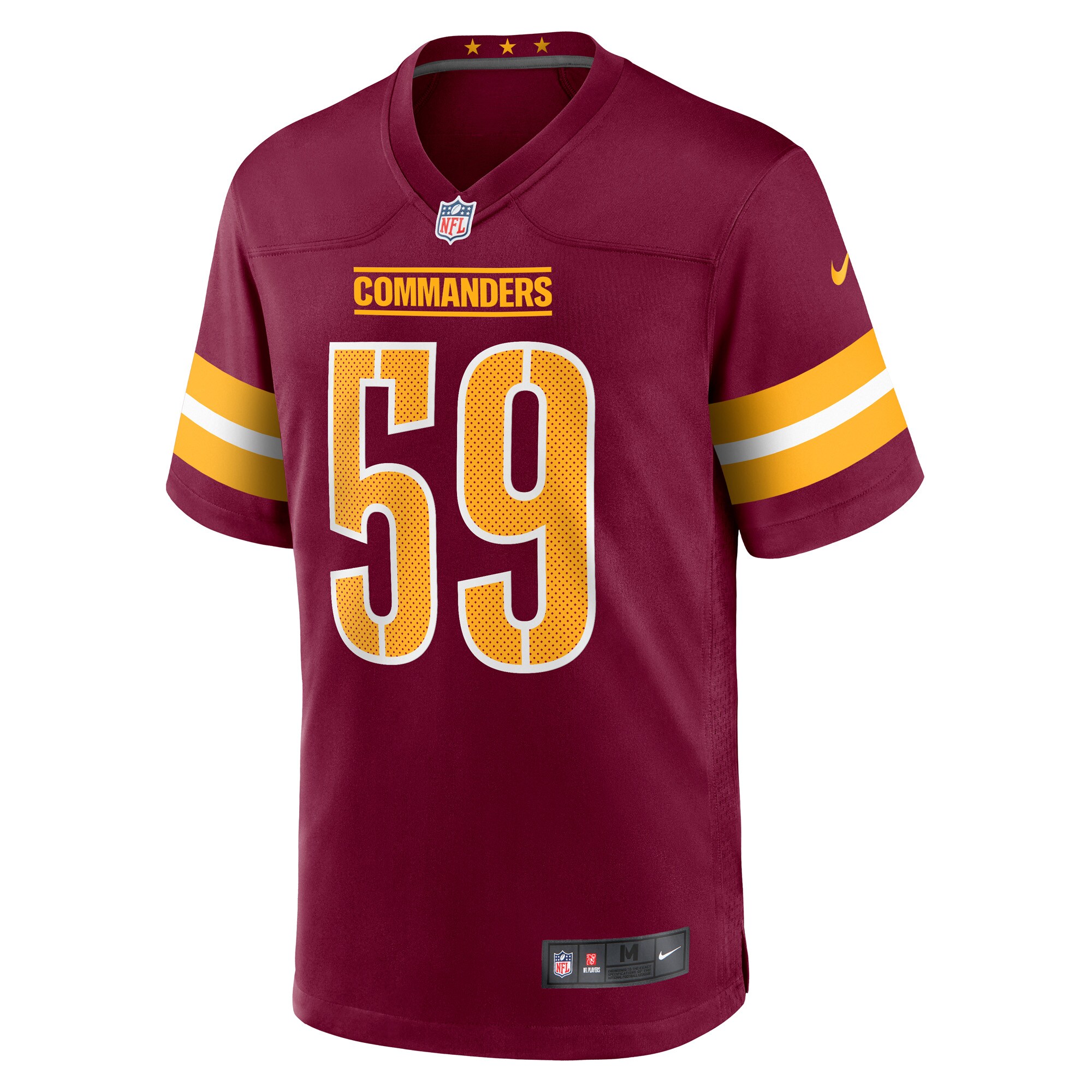 Jon Bostic Washington Commanders  Game Player Jersey - Burgundy