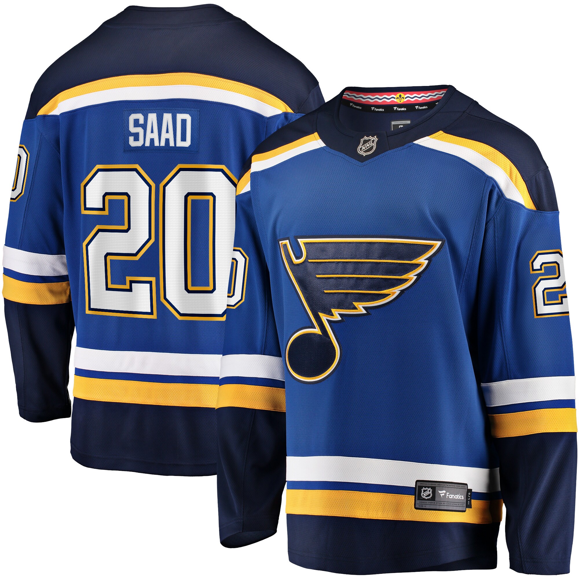 Brandon Saad St.Louis Blues Home Breakaway Player Jersey - Blue
