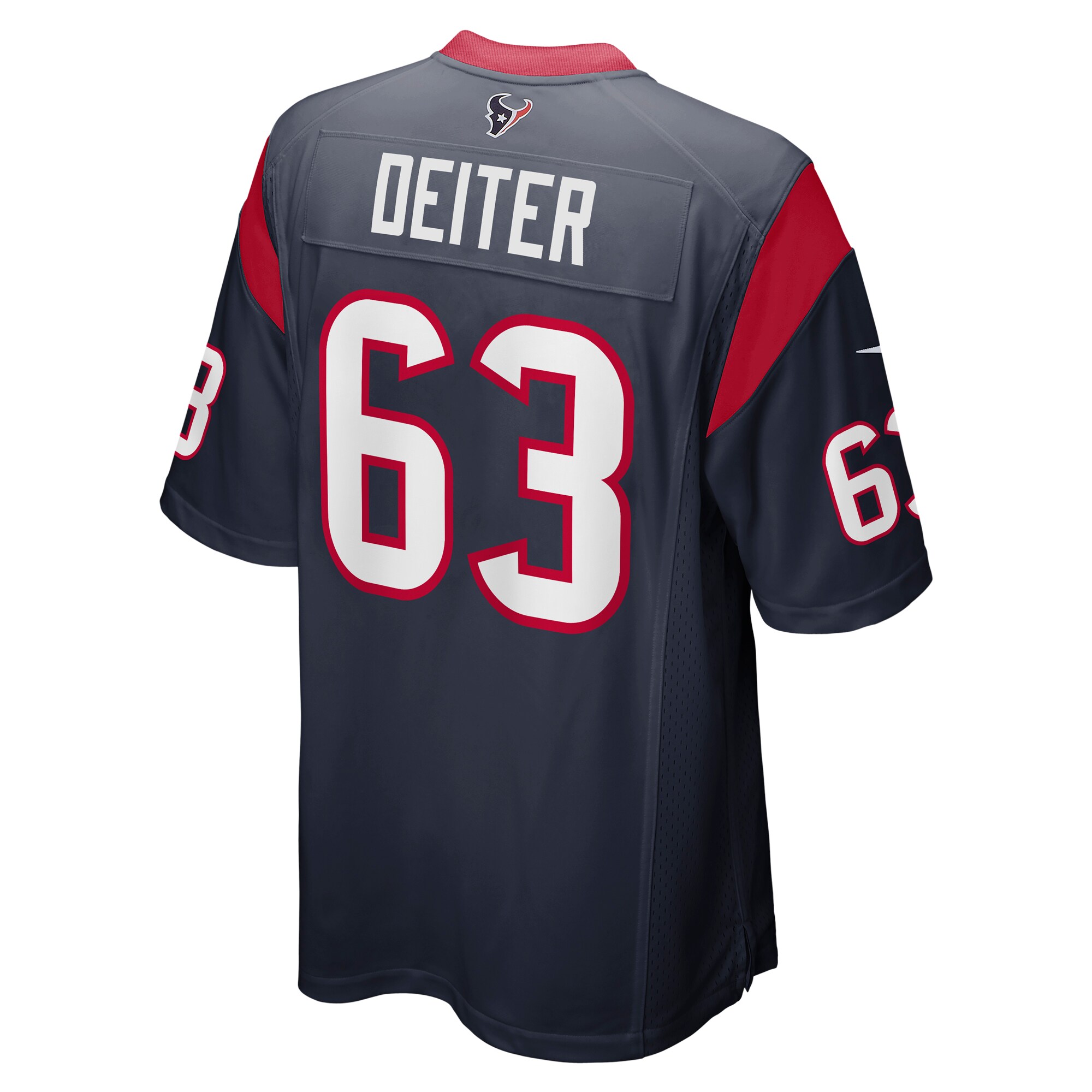 Michael Deiter Houston Texans  Team Game Jersey - Navy