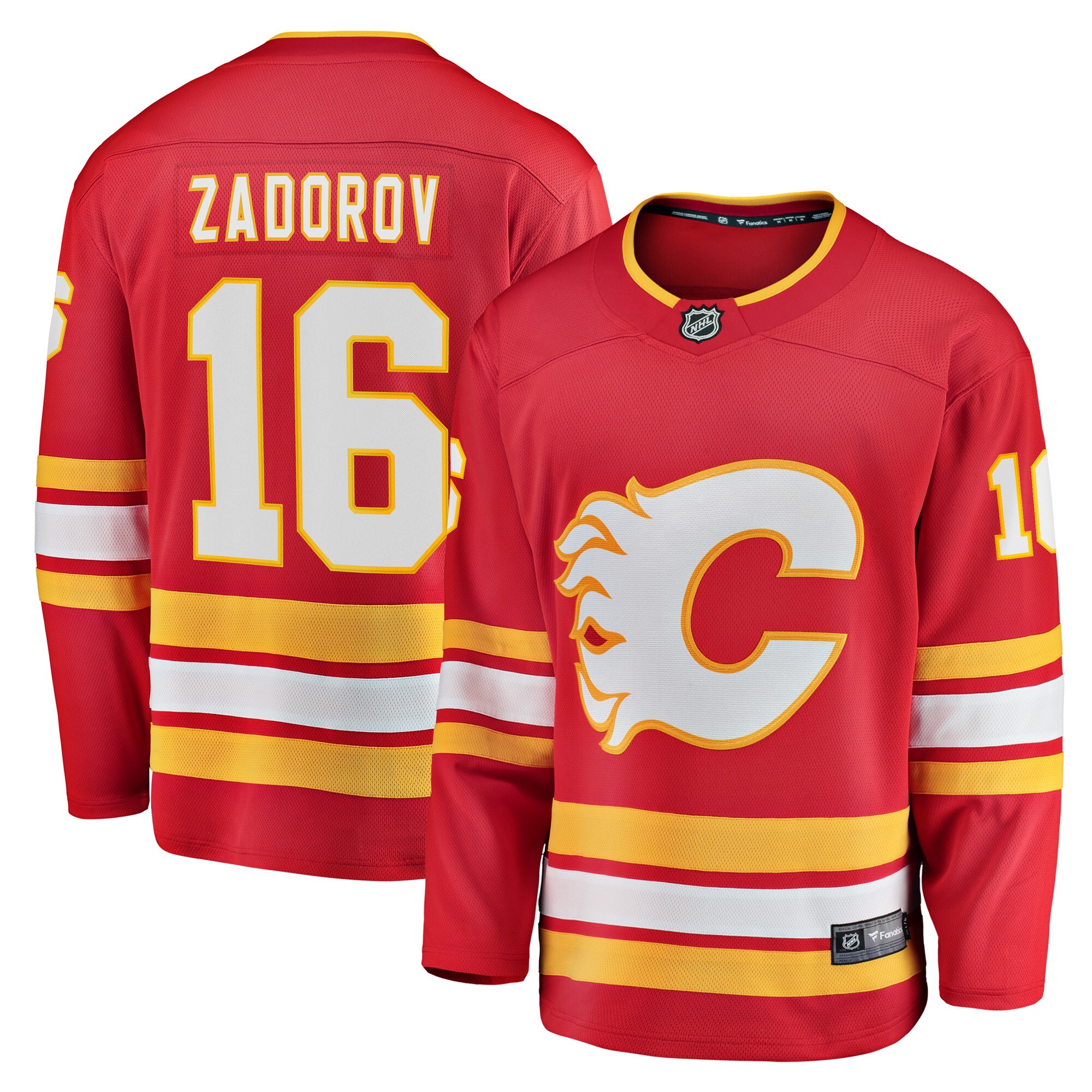 Nikita Zadorov Calgary Flames Home Breakaway Player Jersey - Red