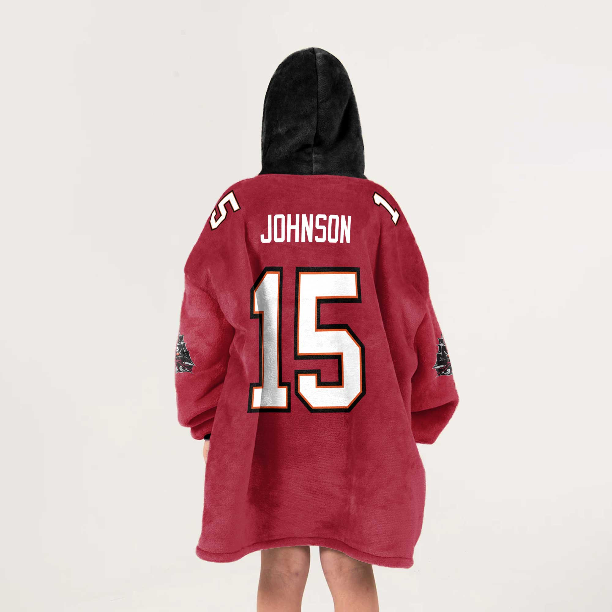 Kid T.J 15 Tampa Bay Football Unisex Blanket Hoodie