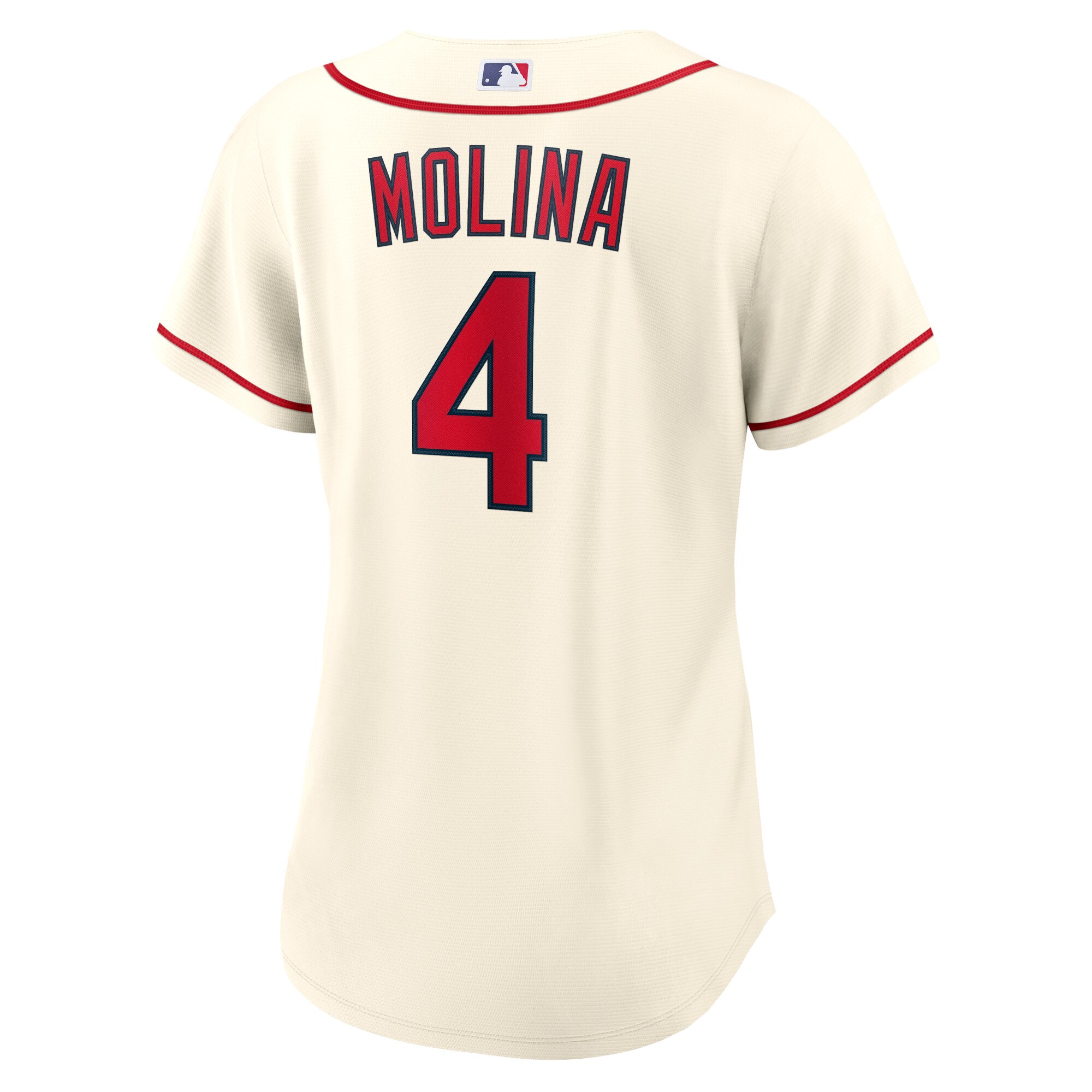 Yadier Molina St.Louis Cardinals  Women's Alternate Replica Player Jersey - Cream