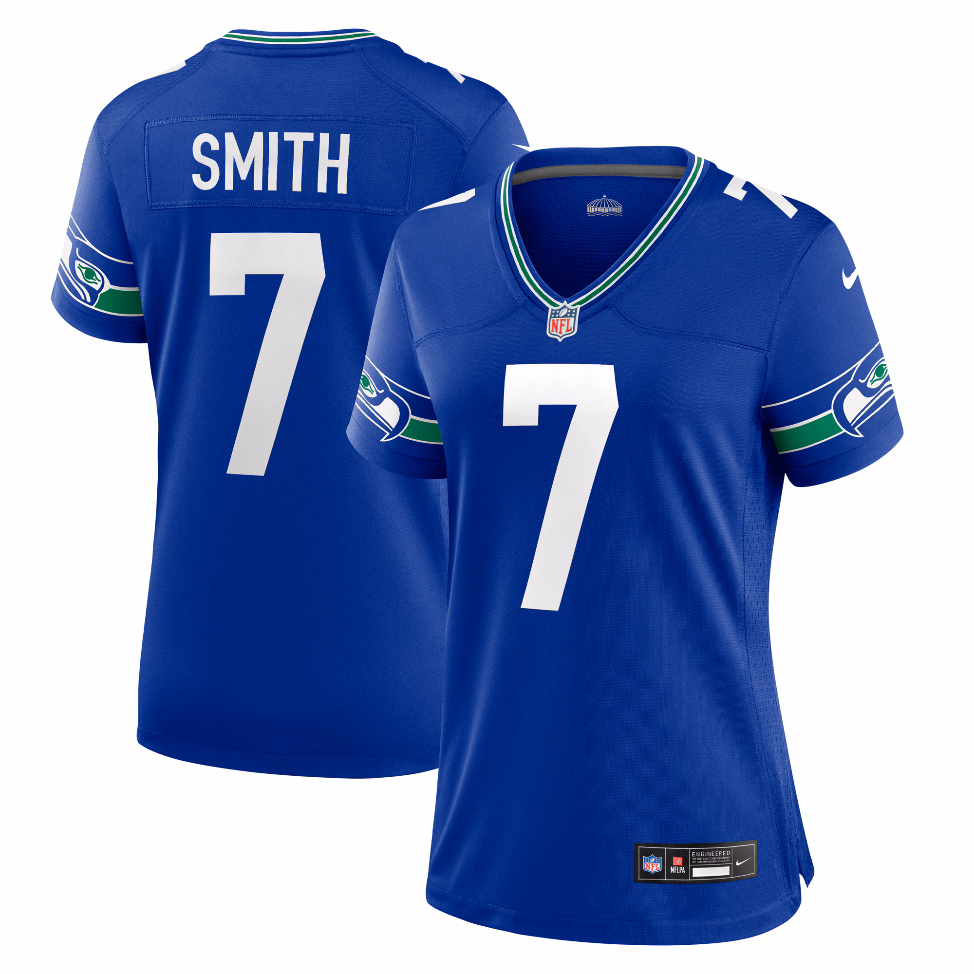 Geno Smith Seattle Seahawks Women's Player Jersey - Navy