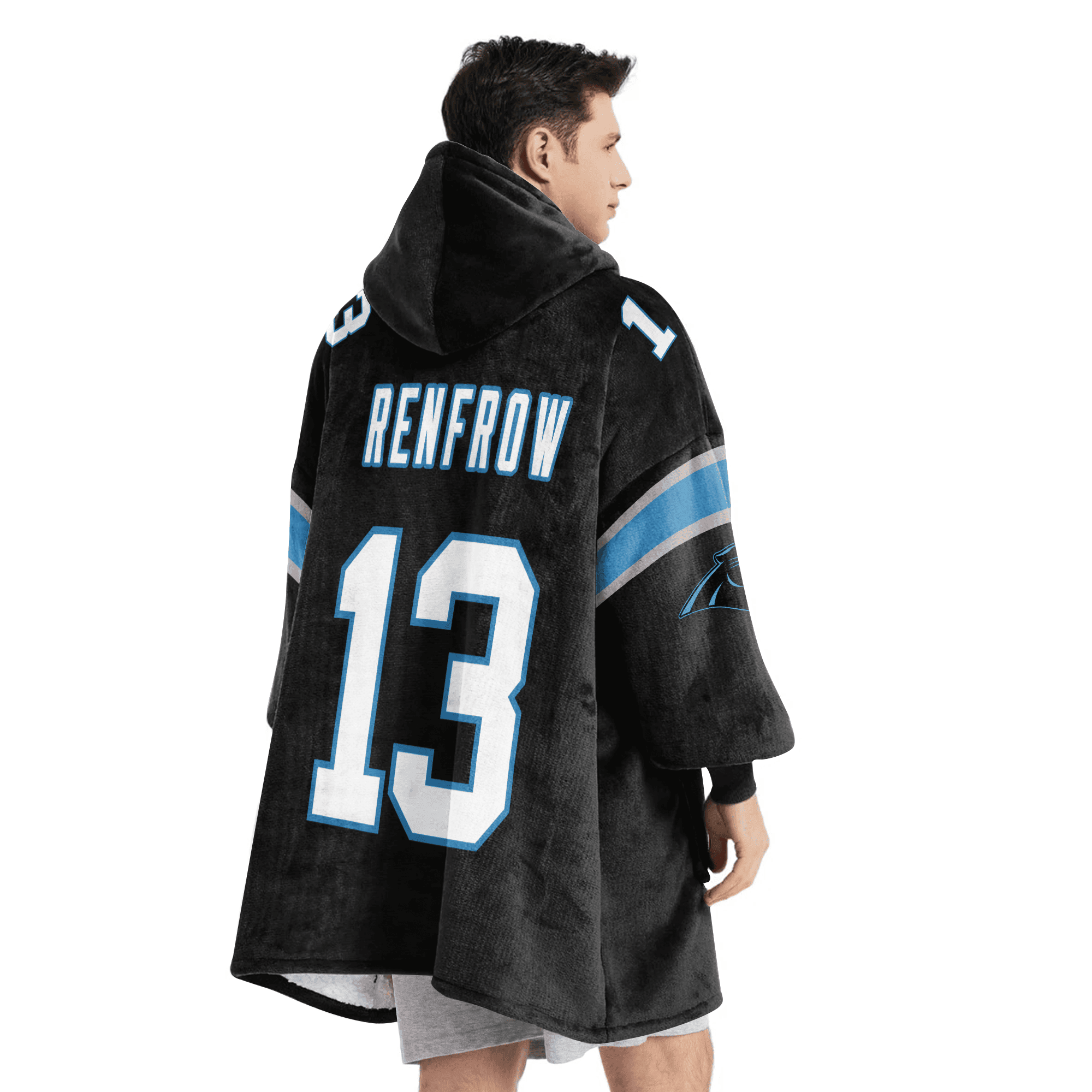 Adult 13 Carolina Football Unisex Blanket Hoodie