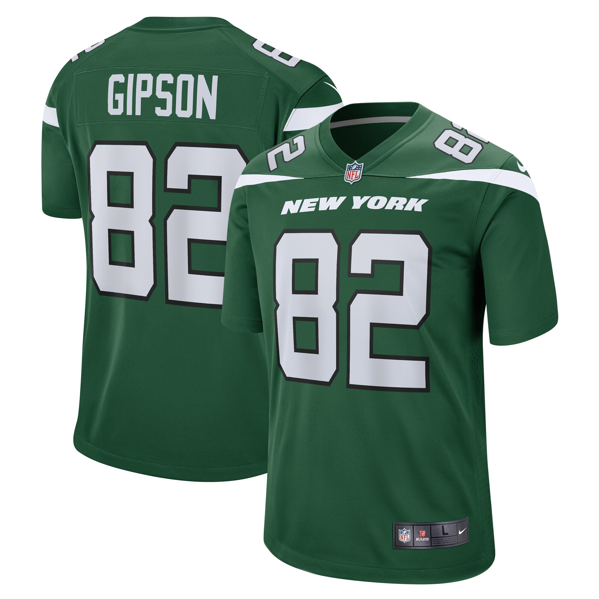 Xavier Gipson New York Jets  Team Game Jersey - Gotham Green