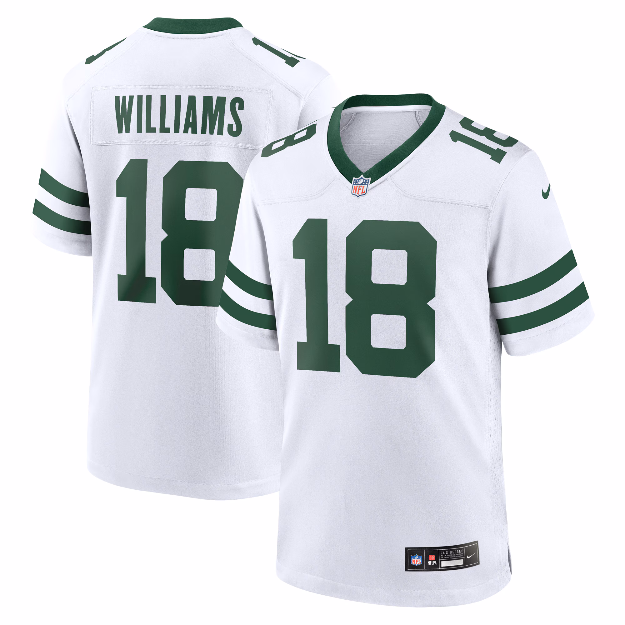 Mike Williams New York Jets Game Jersey - Legacy Green