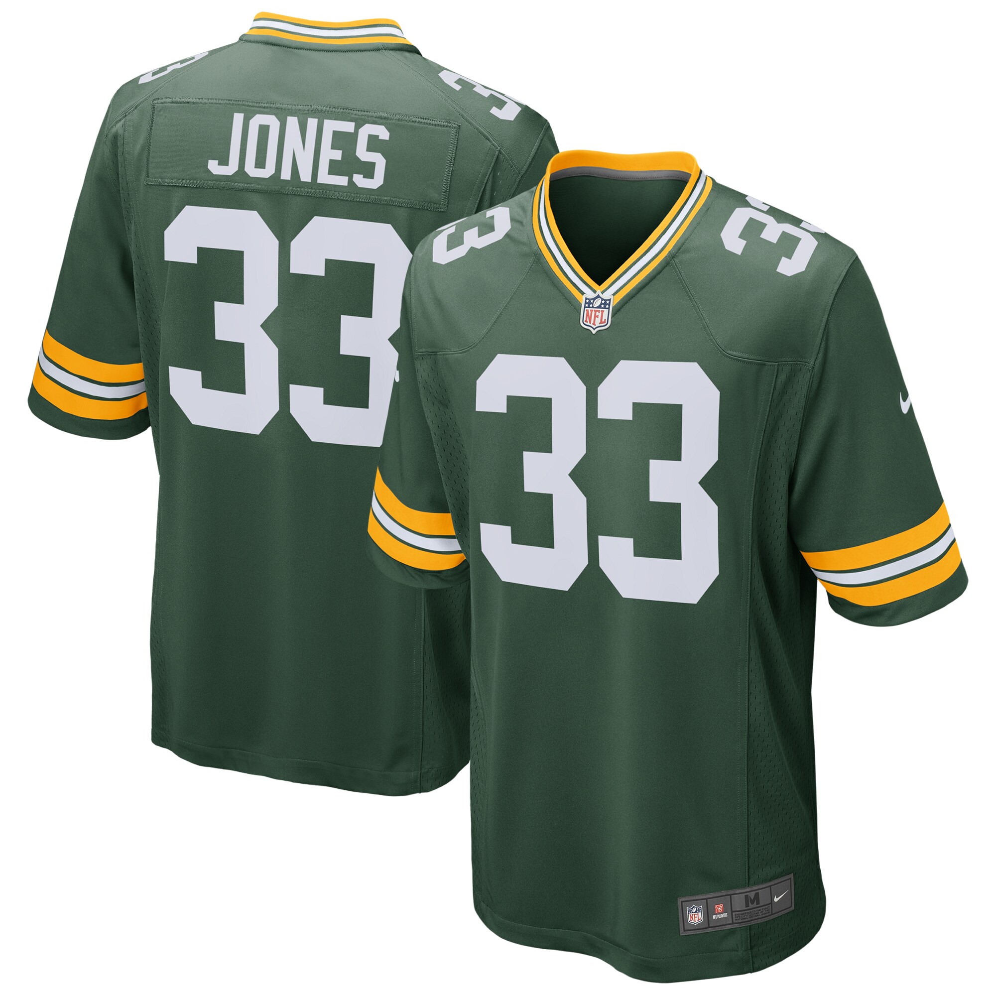 Aaron Jones Green Bay Packers  Game Jersey - Green