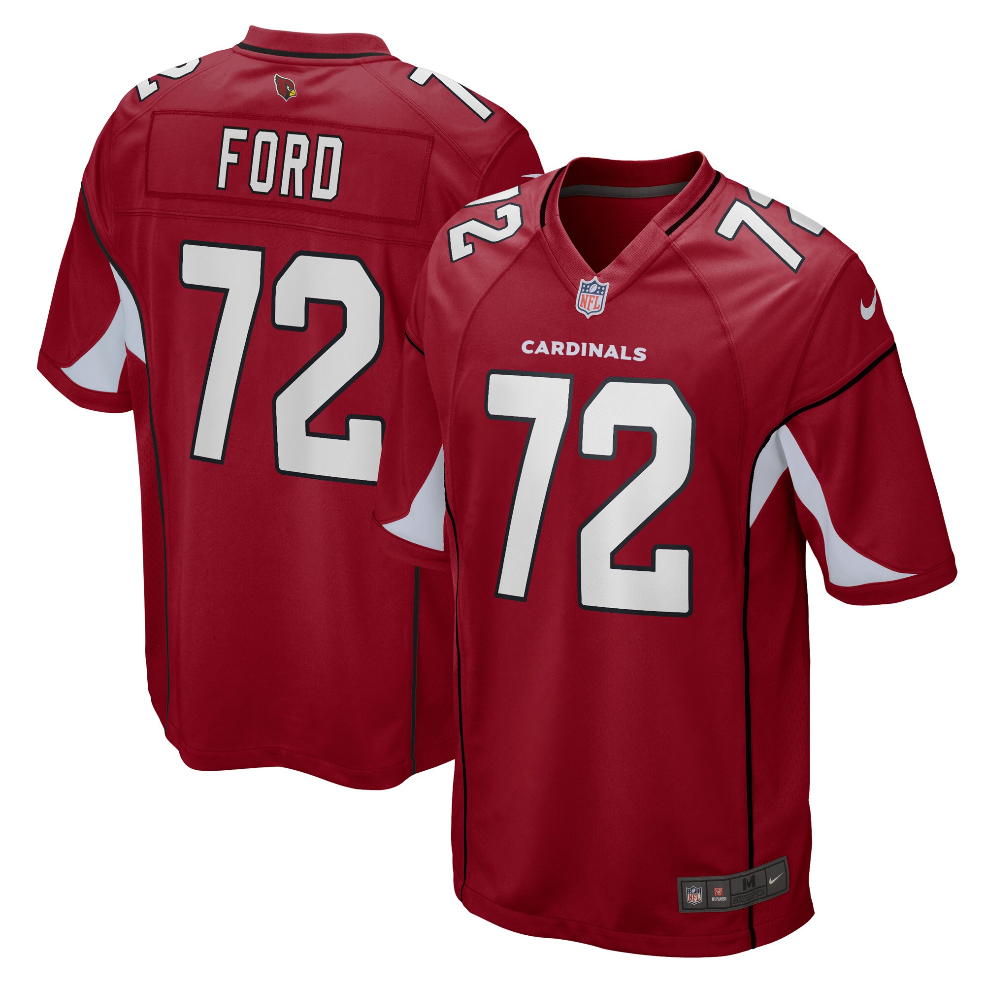 Cody Ford Arizona Cardinals  Game Player Jersey - Cardinal