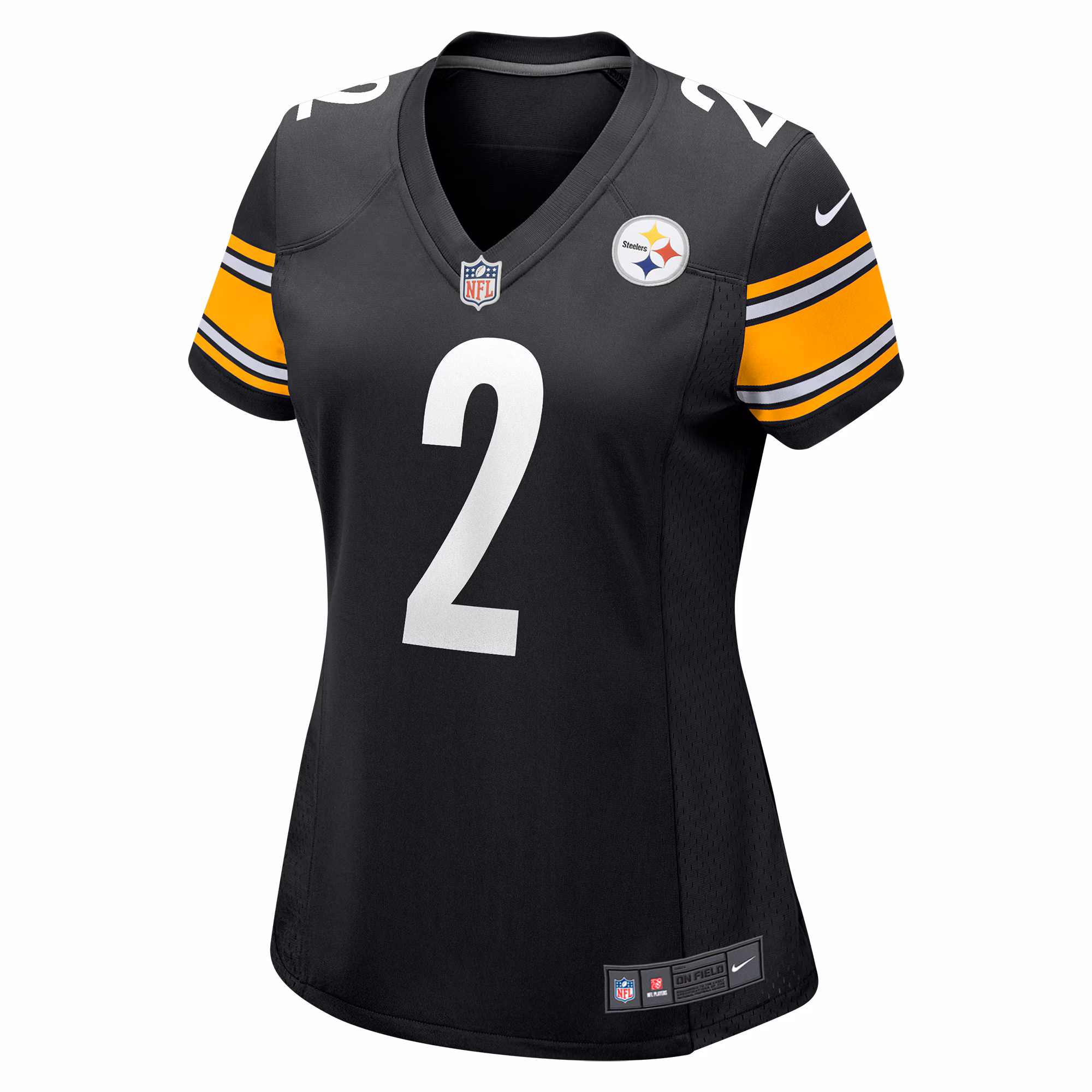 Justin Fields Pittsburgh Steelers Women's Game Player Jersey - Black