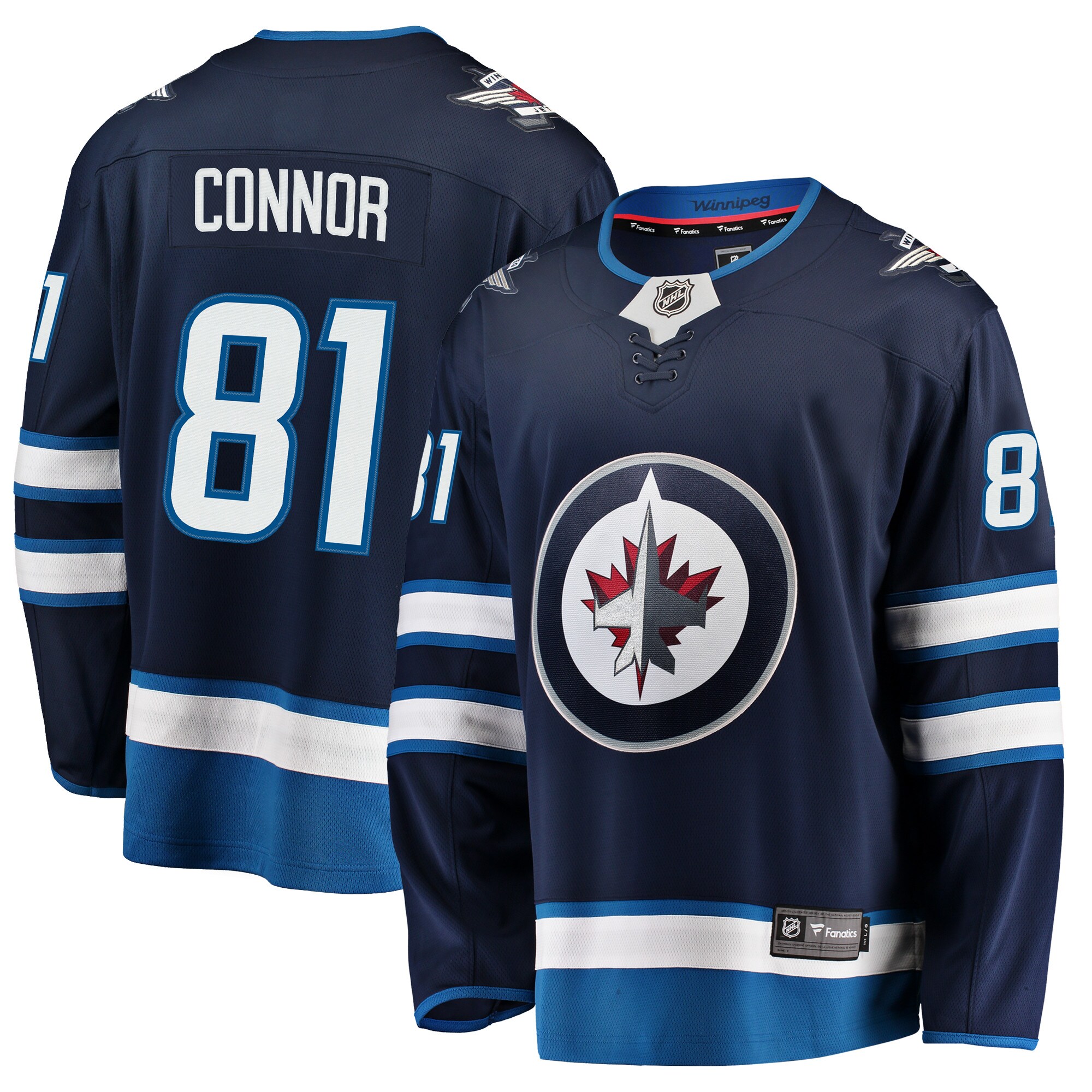 Kyle Connor Winnipeg Jets Breakaway Replica Jersey - Navy