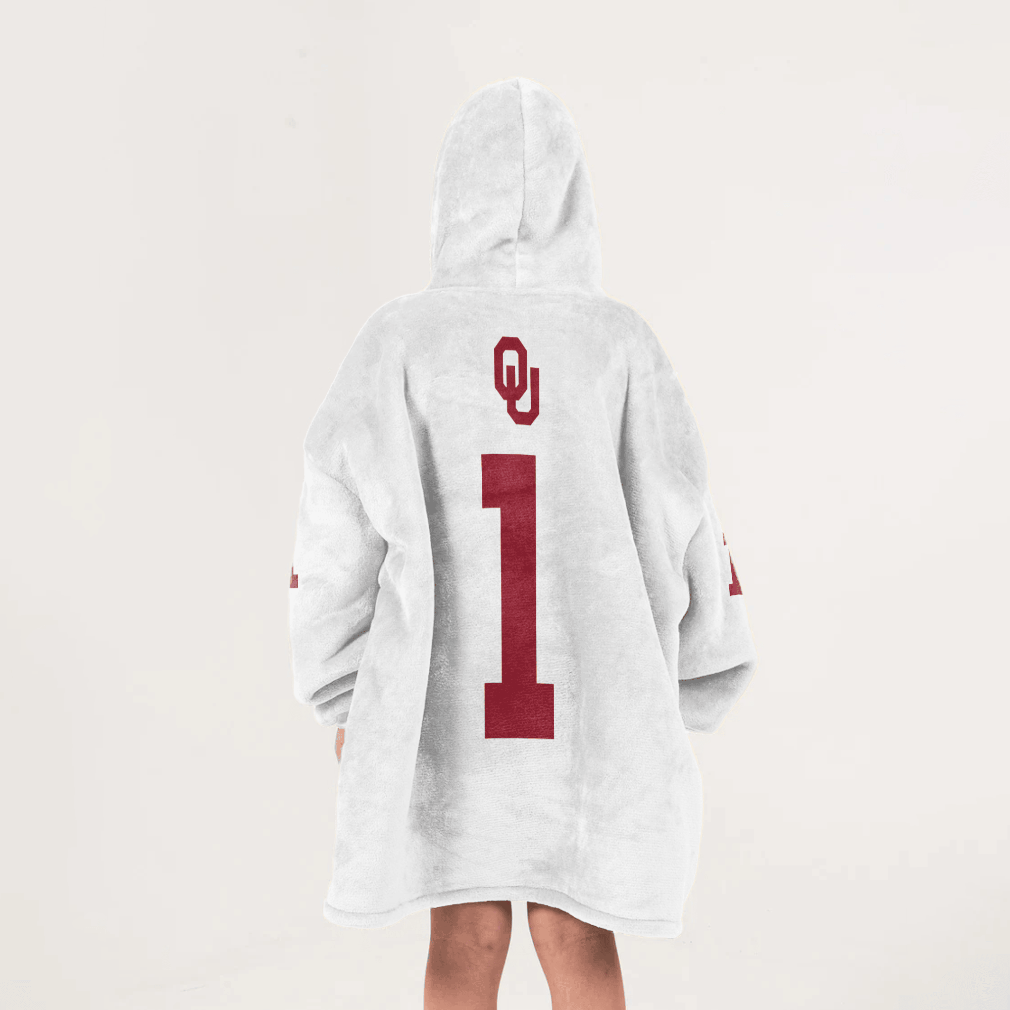 Kid #1 Oklahoma Football Unisex Blanket Hoodie