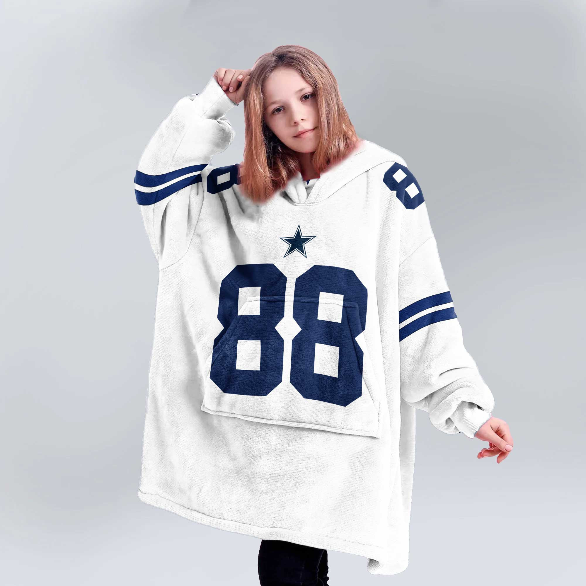 Adult C.D.L 88 Dallas Football Unisex Blanket Hoodie
