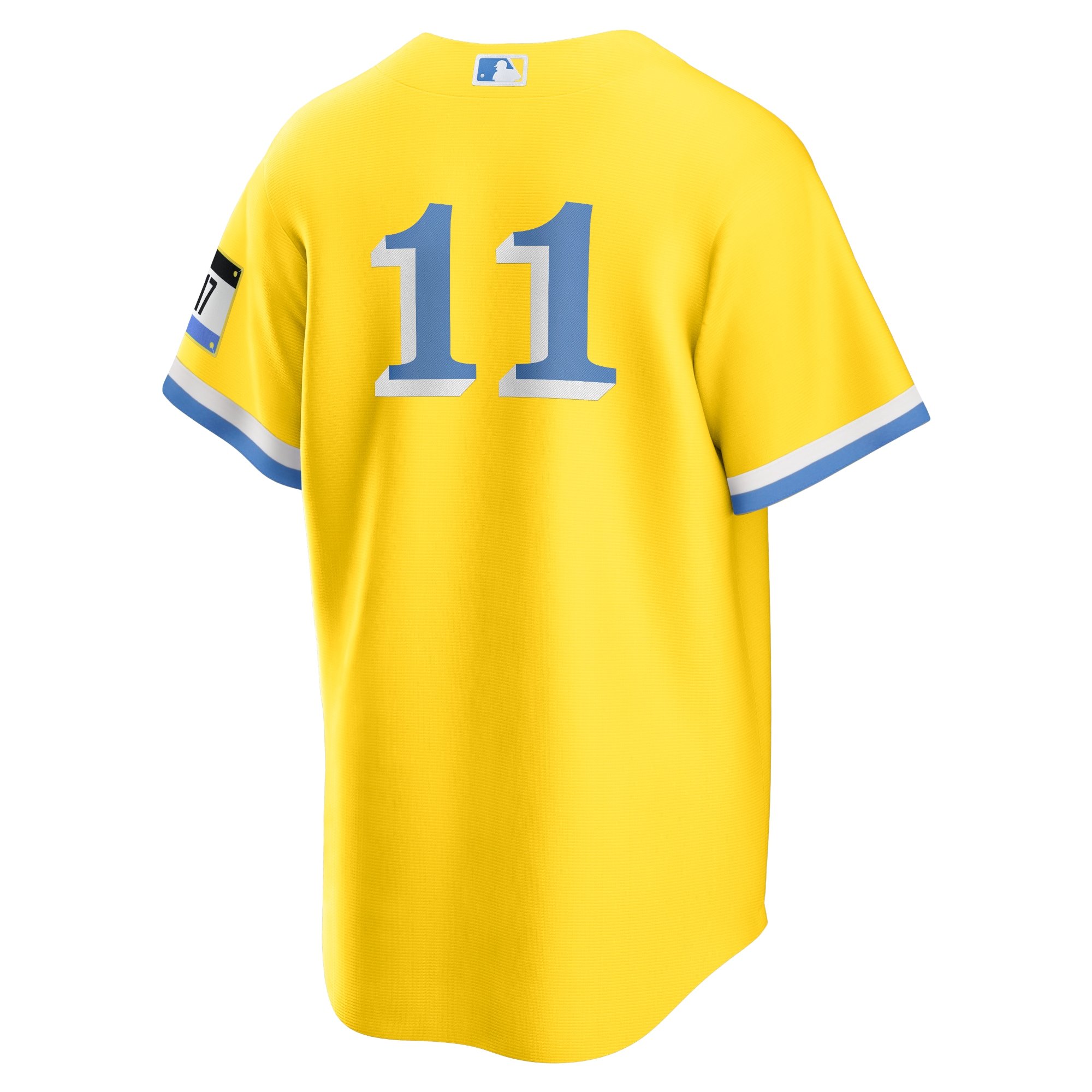 Men's Boston Red Sox Rafael Devers  Gold/Light Blue City Connect Replica Player Jersey