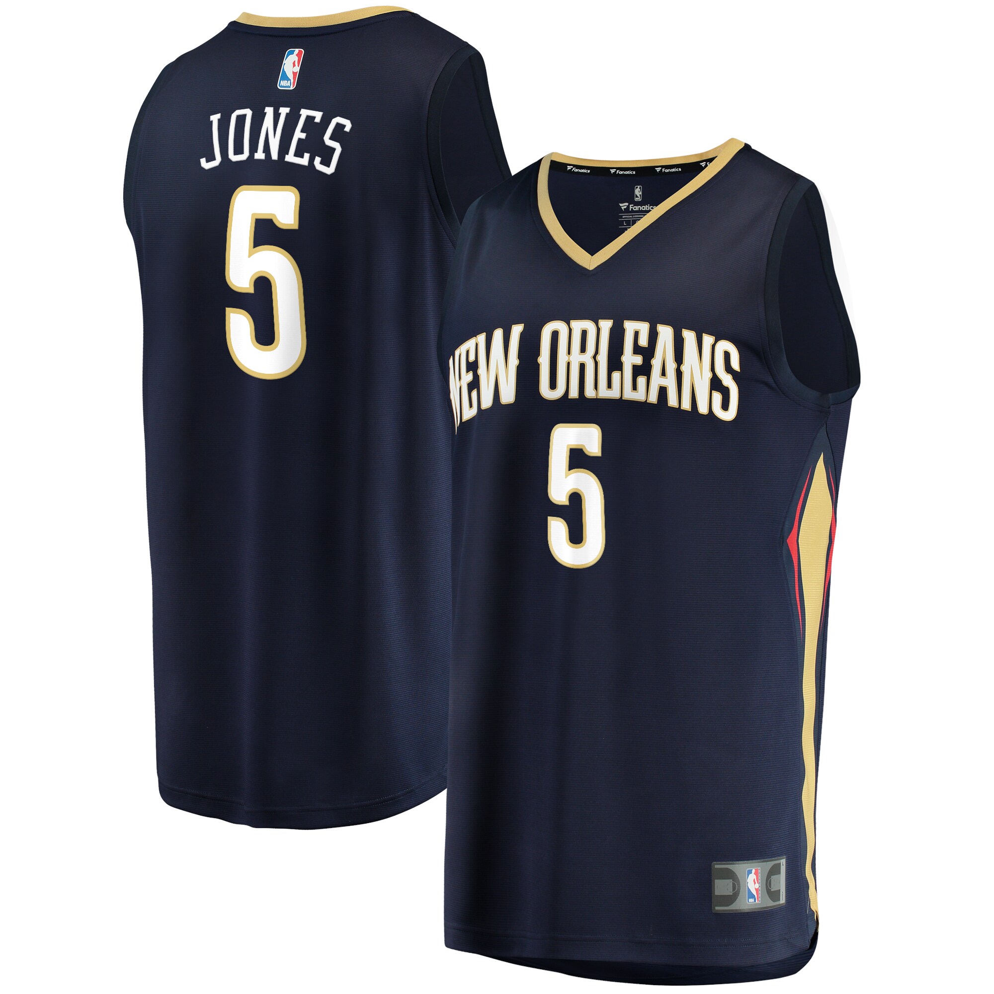 Herbert Jones New Orleans Pelicans  Fast Break Replica Jersey - Icon Edition - Navy