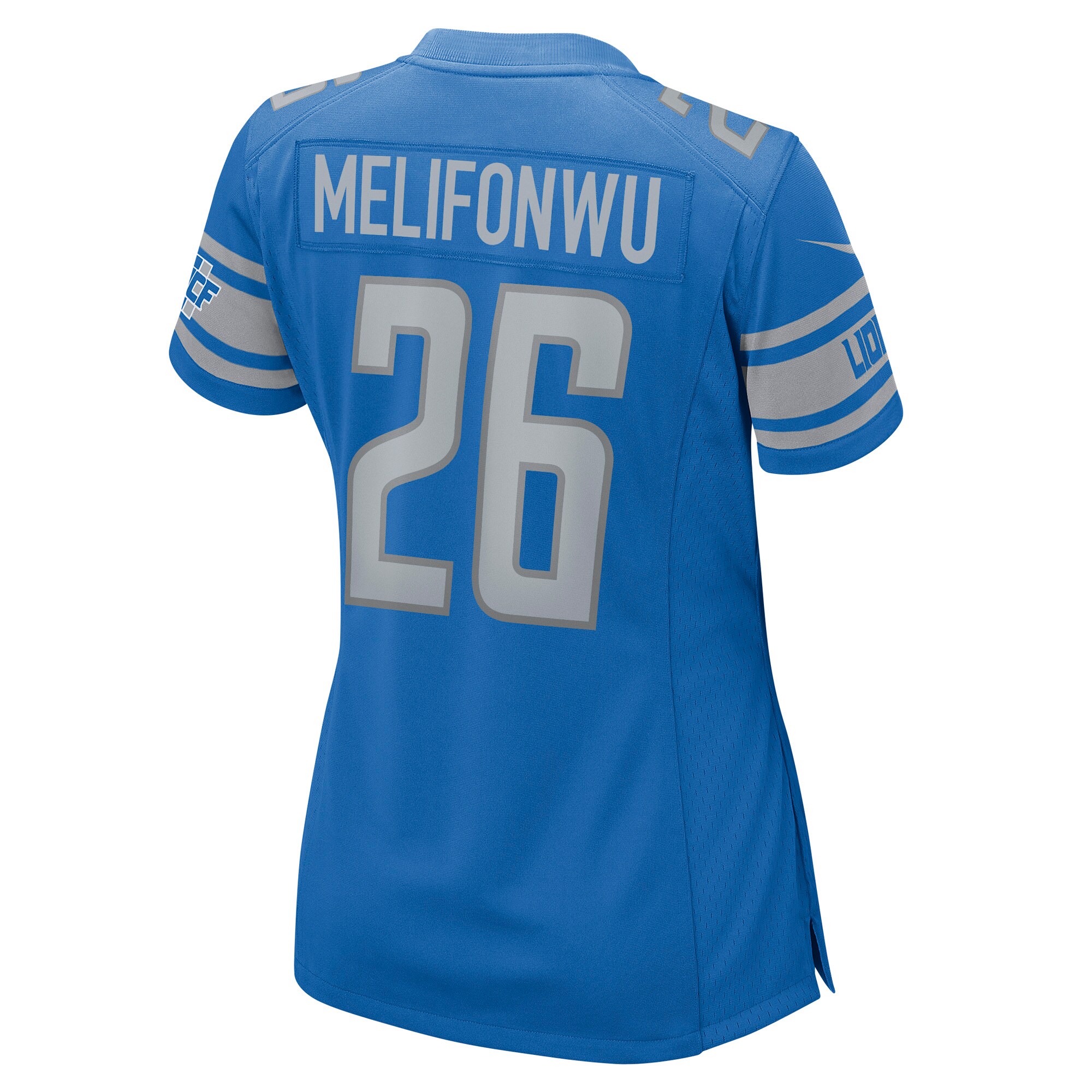 Ifeatu Melifonwu Detroit Lions  Women's Game Jersey - Blue