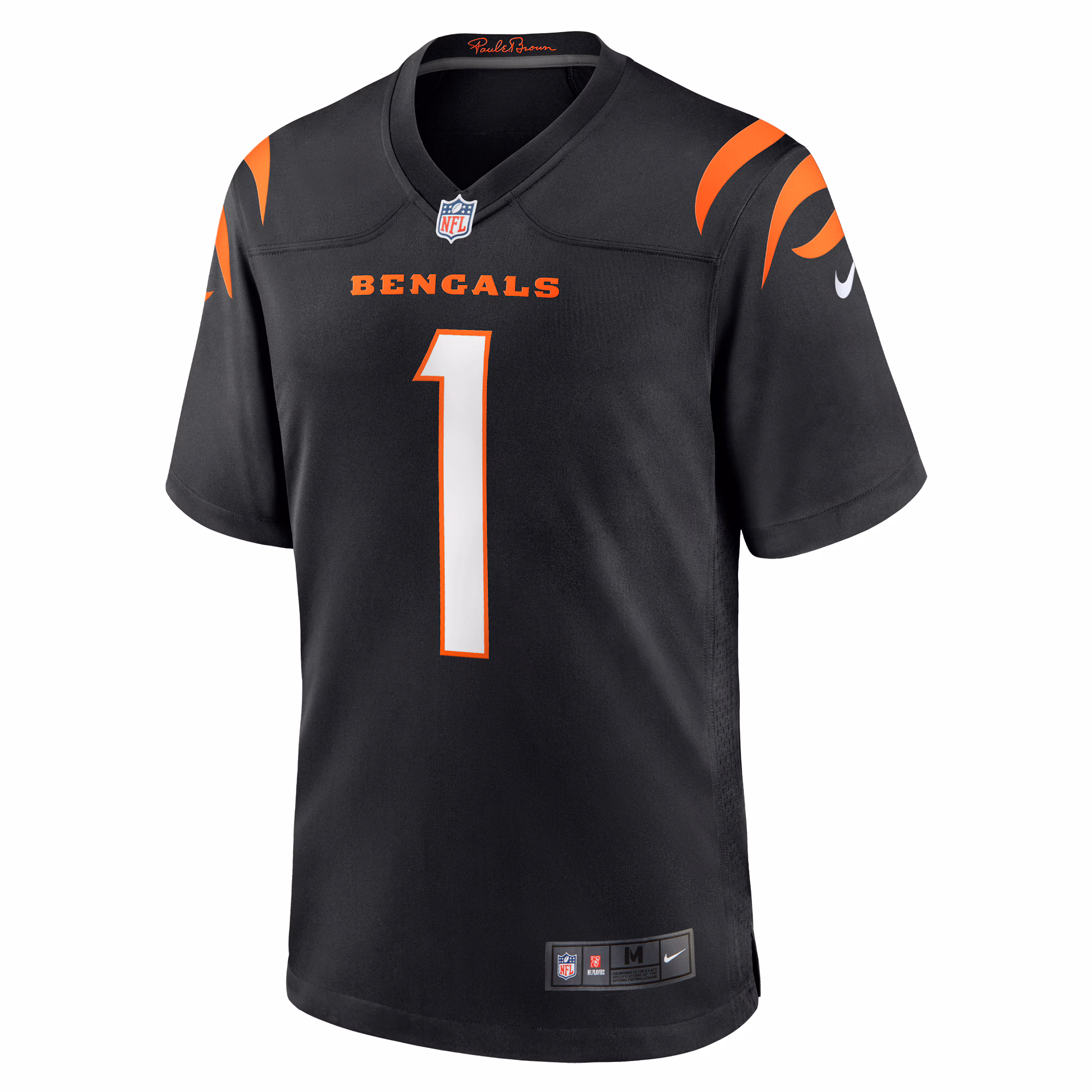 Number 1 Dad Cincinnati Bengals Game Jersey - Black