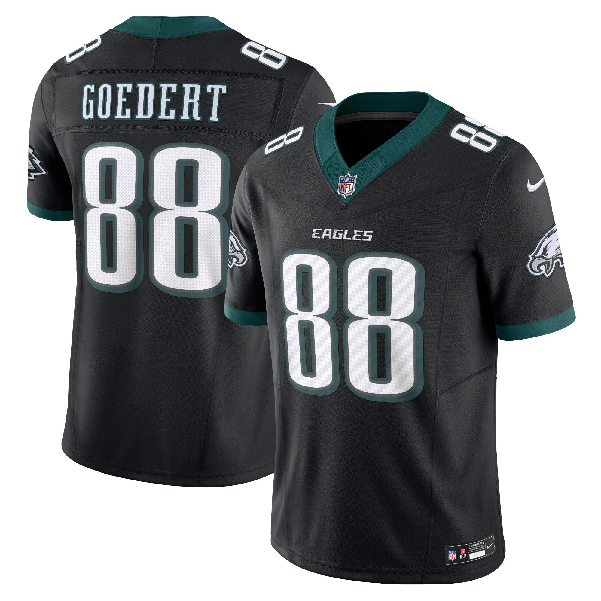Dallas Goedert Philadelphia Eagles #88 Alternate Vapor F.U.S.E. Limited Jersey - Black