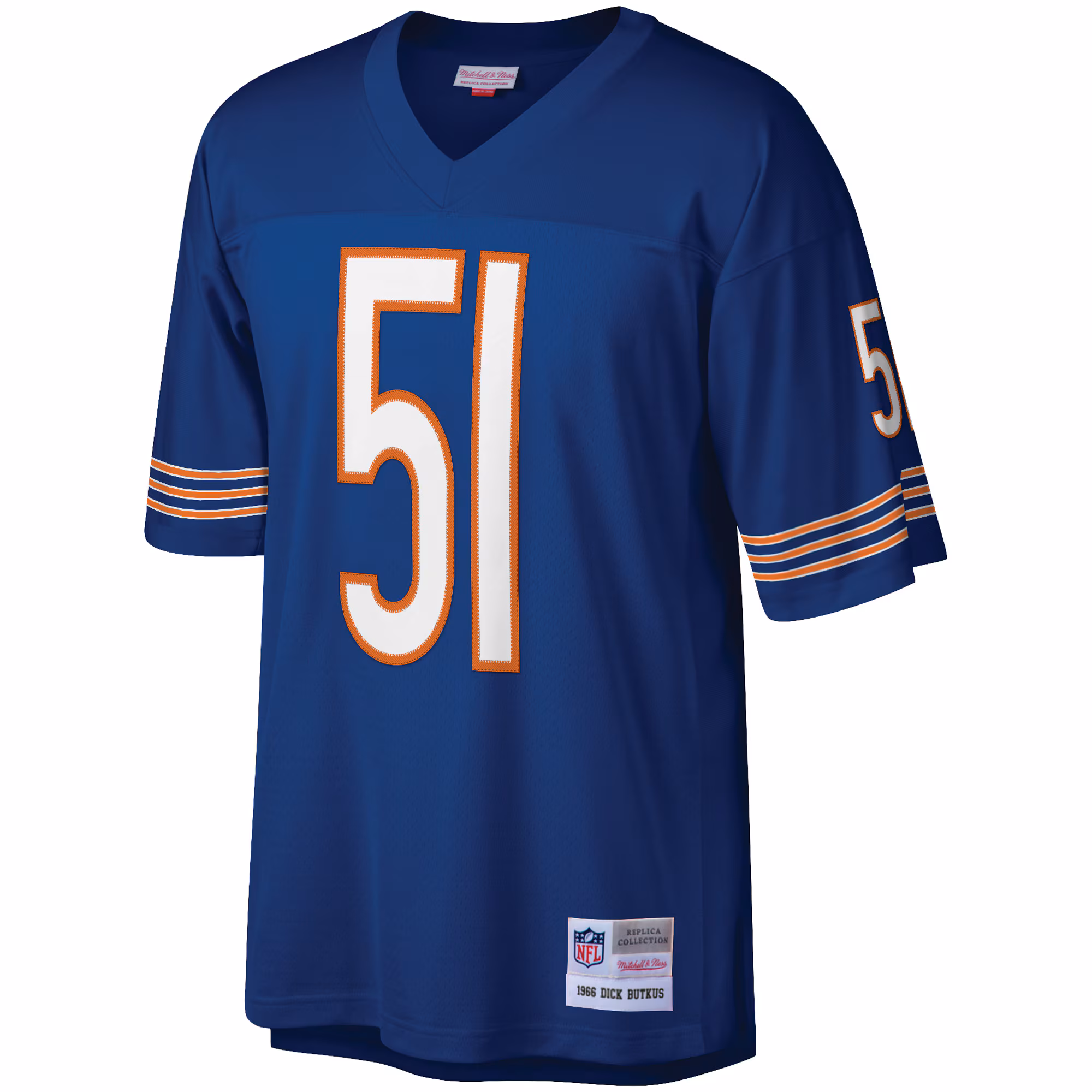 Dick Butkus Chicago Bears Retired Player Legacy Replica Jersey - Navy