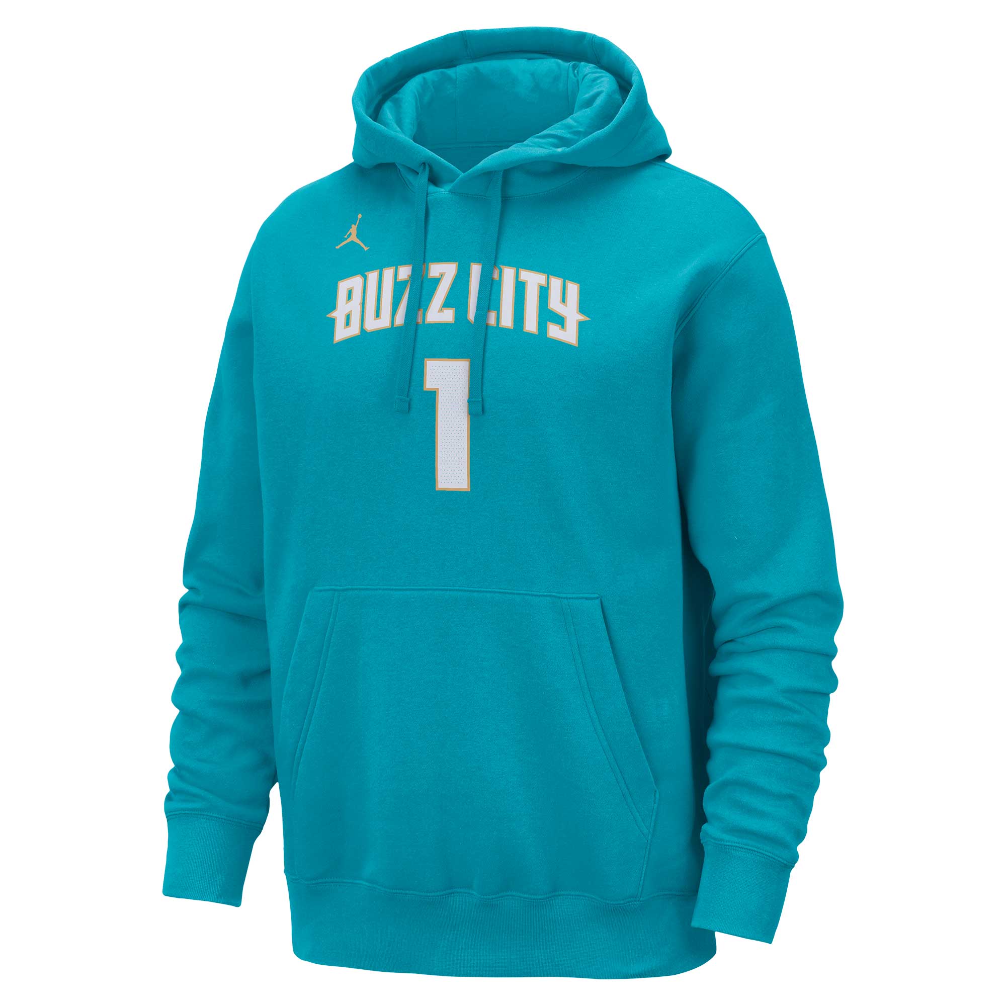 Men's Charlotte Hornets LaMelo Ball  Brand Teal 2023/24 City Edition Name & Number Pullover Hoodie