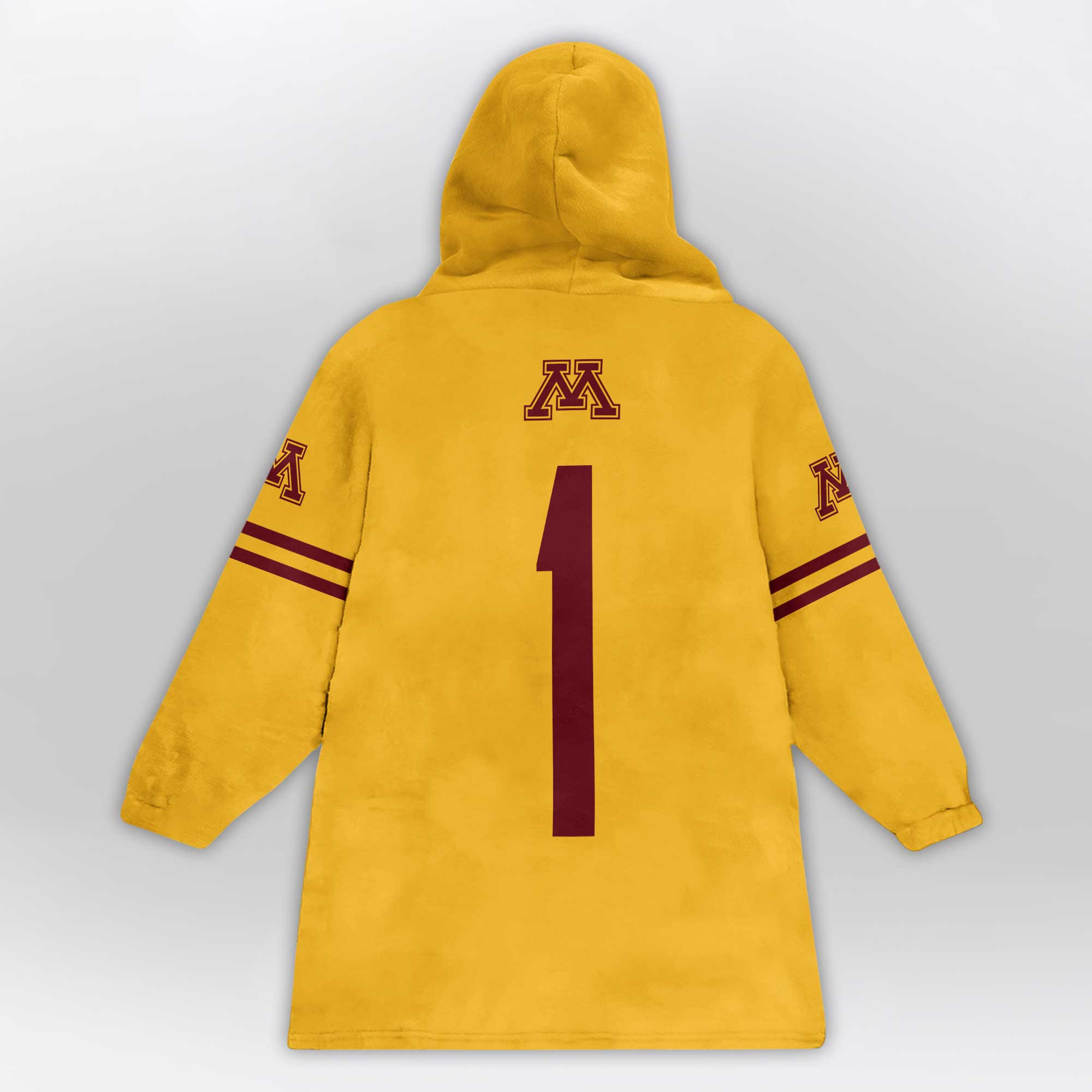 Kid 1 Minnesota Football Unisex Blanket Hoodie