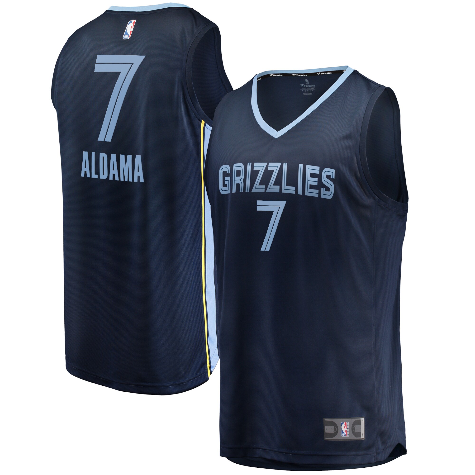 Santi Aldama Memphis Grizzlies  2021/22 Fast Break Replica Jersey - Icon Edition - Navy