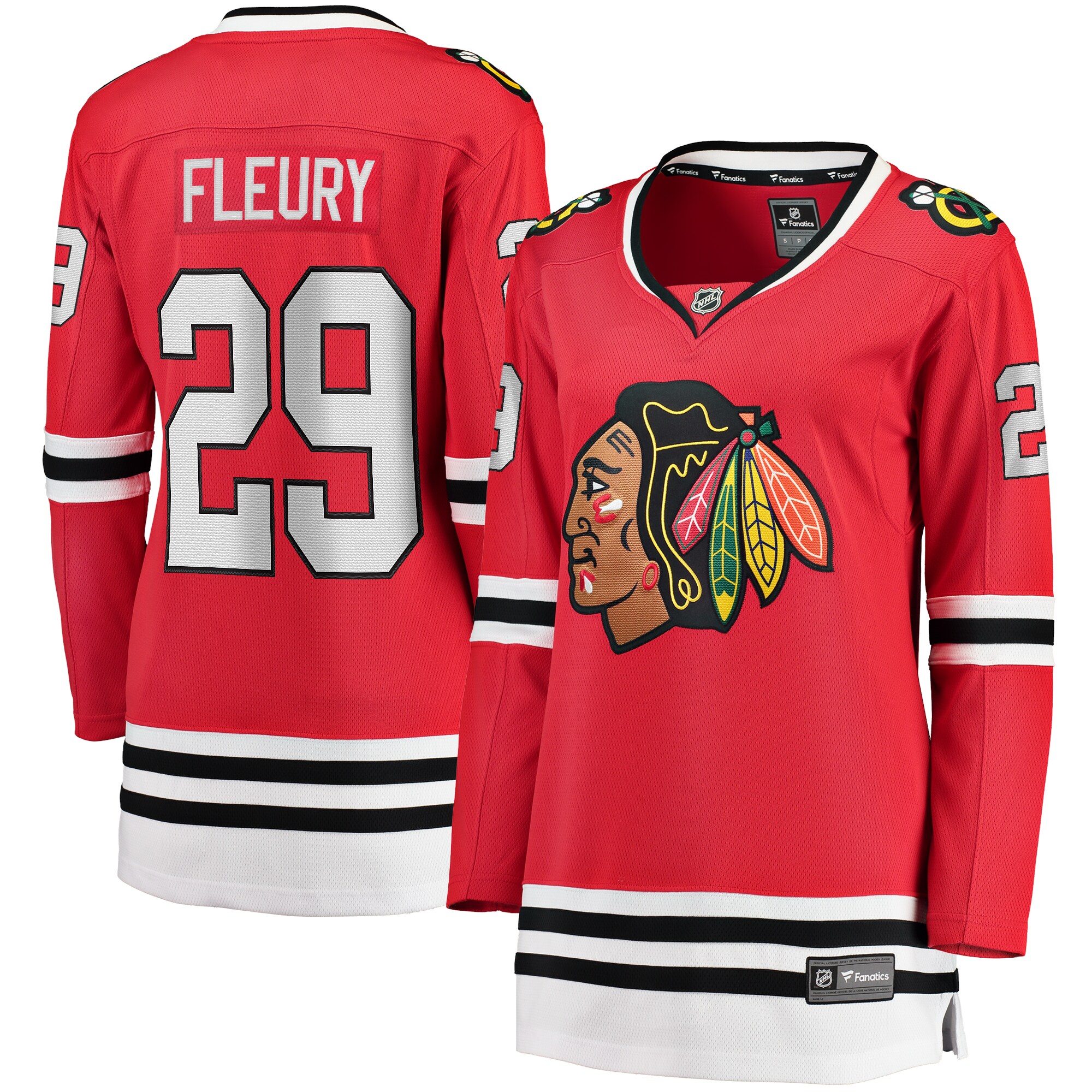 Marc-André Fleury Chicago Blackhawks Women's Home Premier Breakaway Player Jersey - Red