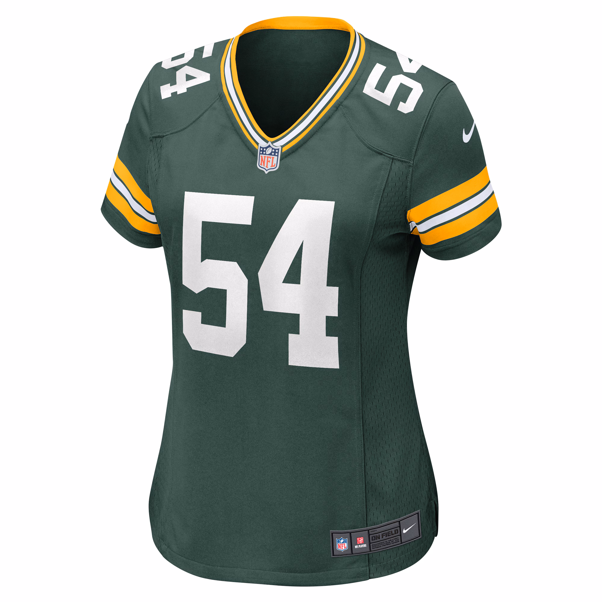 Kristian Welch Green Bay Packers Women's Team Game Jersey -  Green