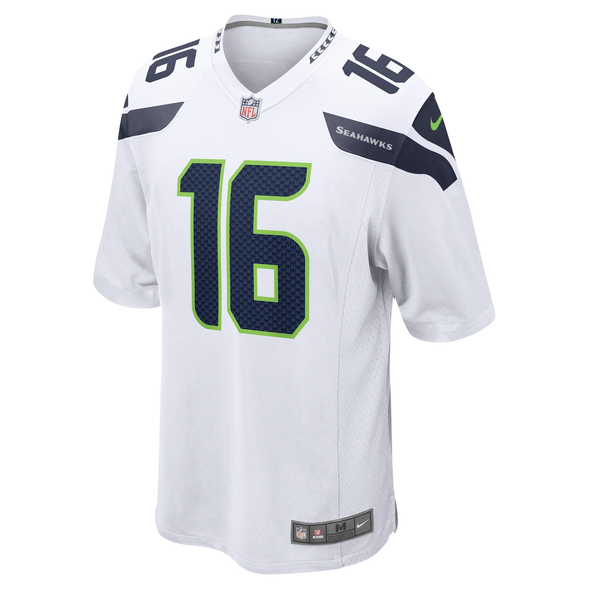 Tyler Lockett Seattle Seahawks  Game Jersey - White