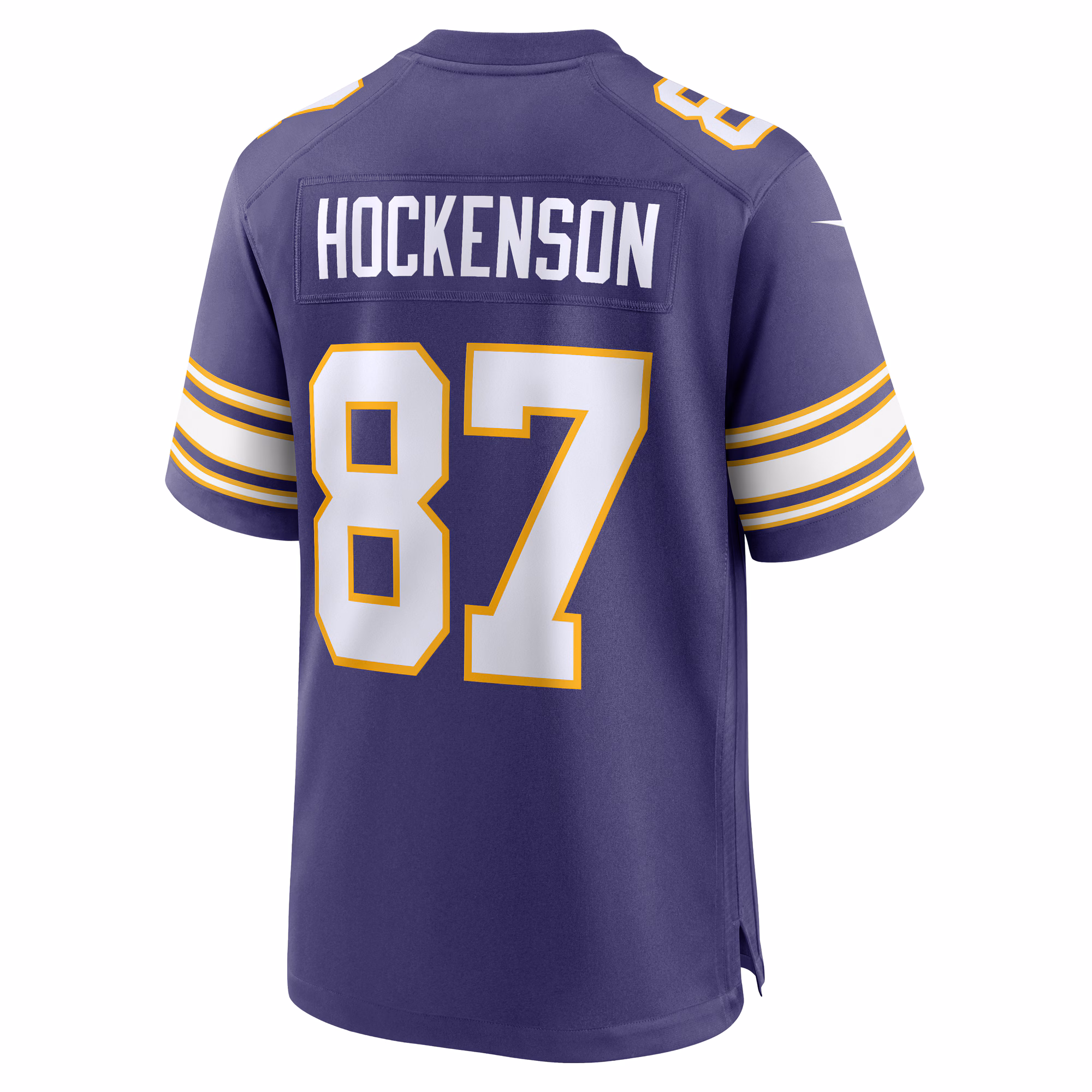 T.J. Hockenson Minnesota Vikings Classic Player Game Jersey - Purple