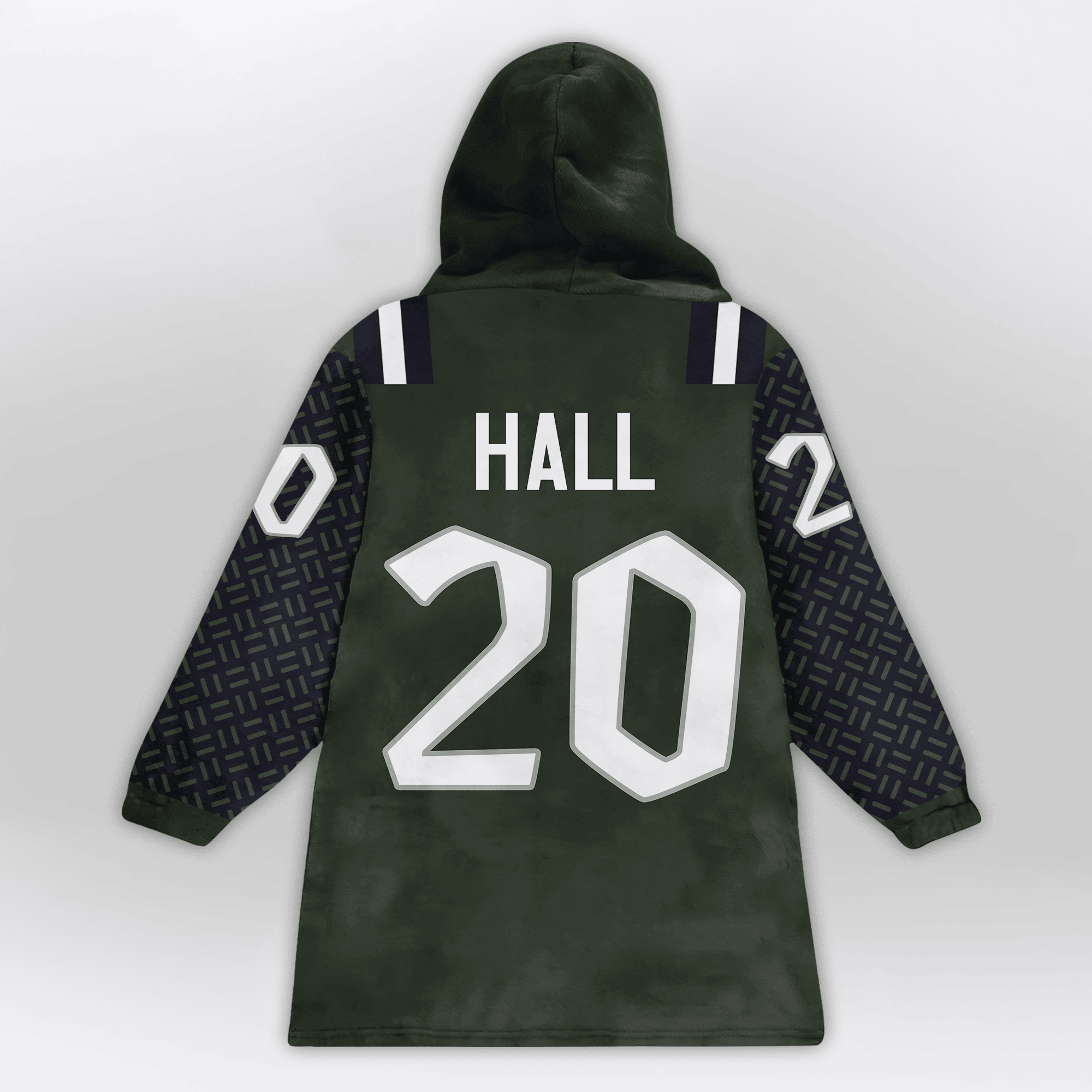 Adult B.H 20 New York J Football Unisex Blanket Hoodie