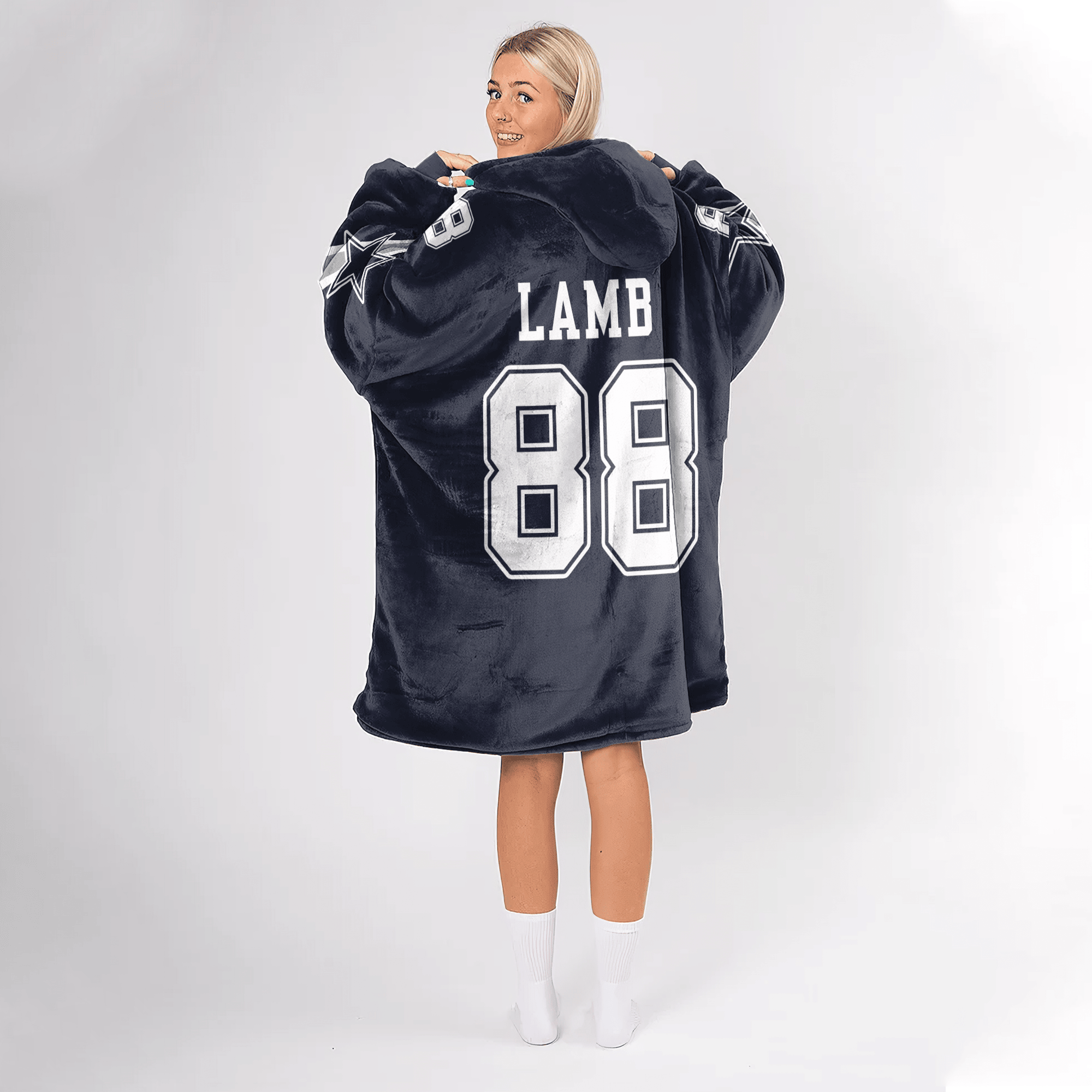 Adult C.L 88 Captain Dalllas Football Unisex Blanket Hoodie