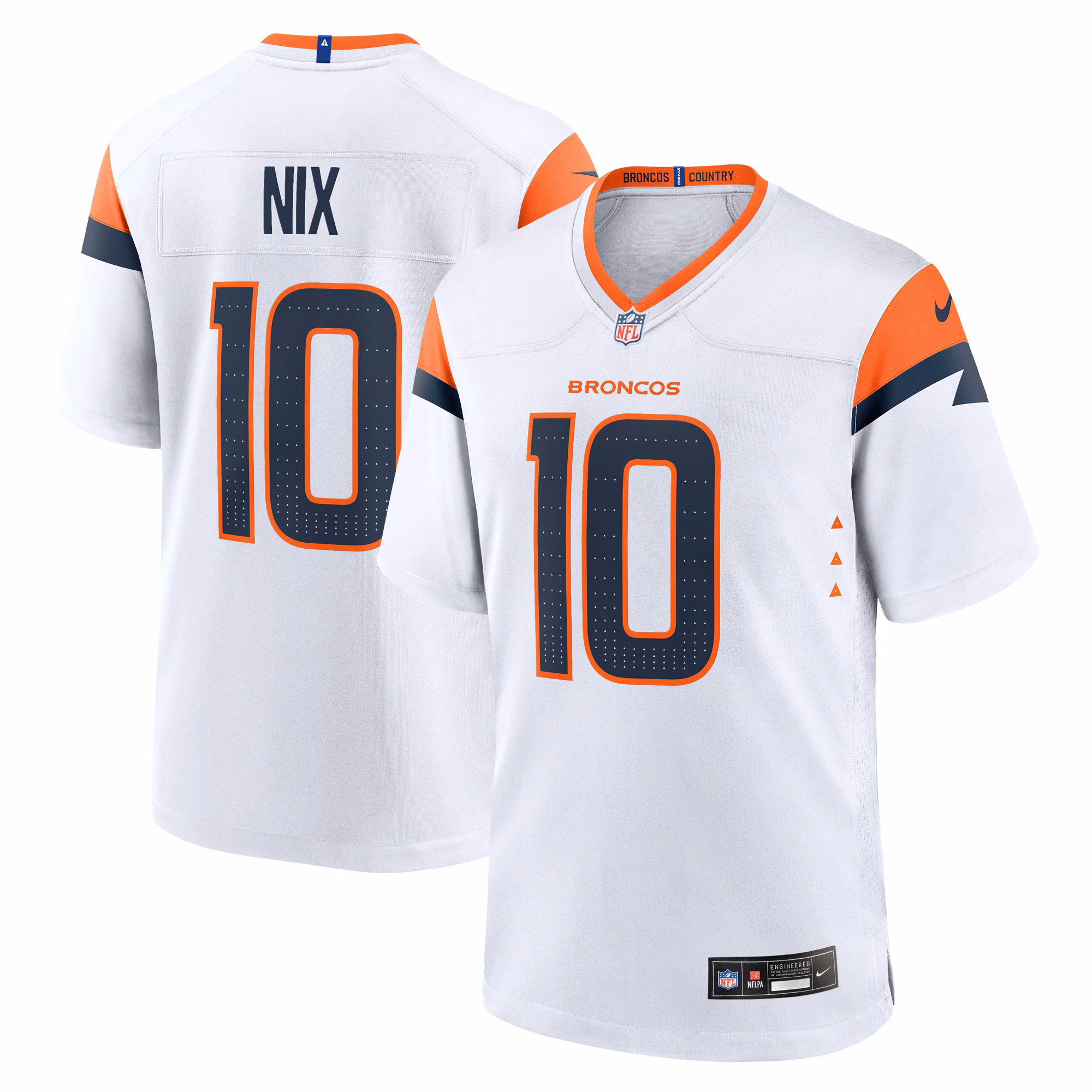 Bo Nix Denver Broncos Alternate Game Jersey -  Navy