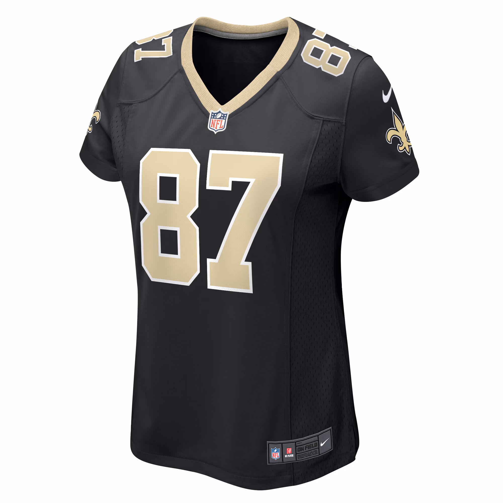 Foster Moreau New Orleans Saints Women's Team Game Jersey -  Black