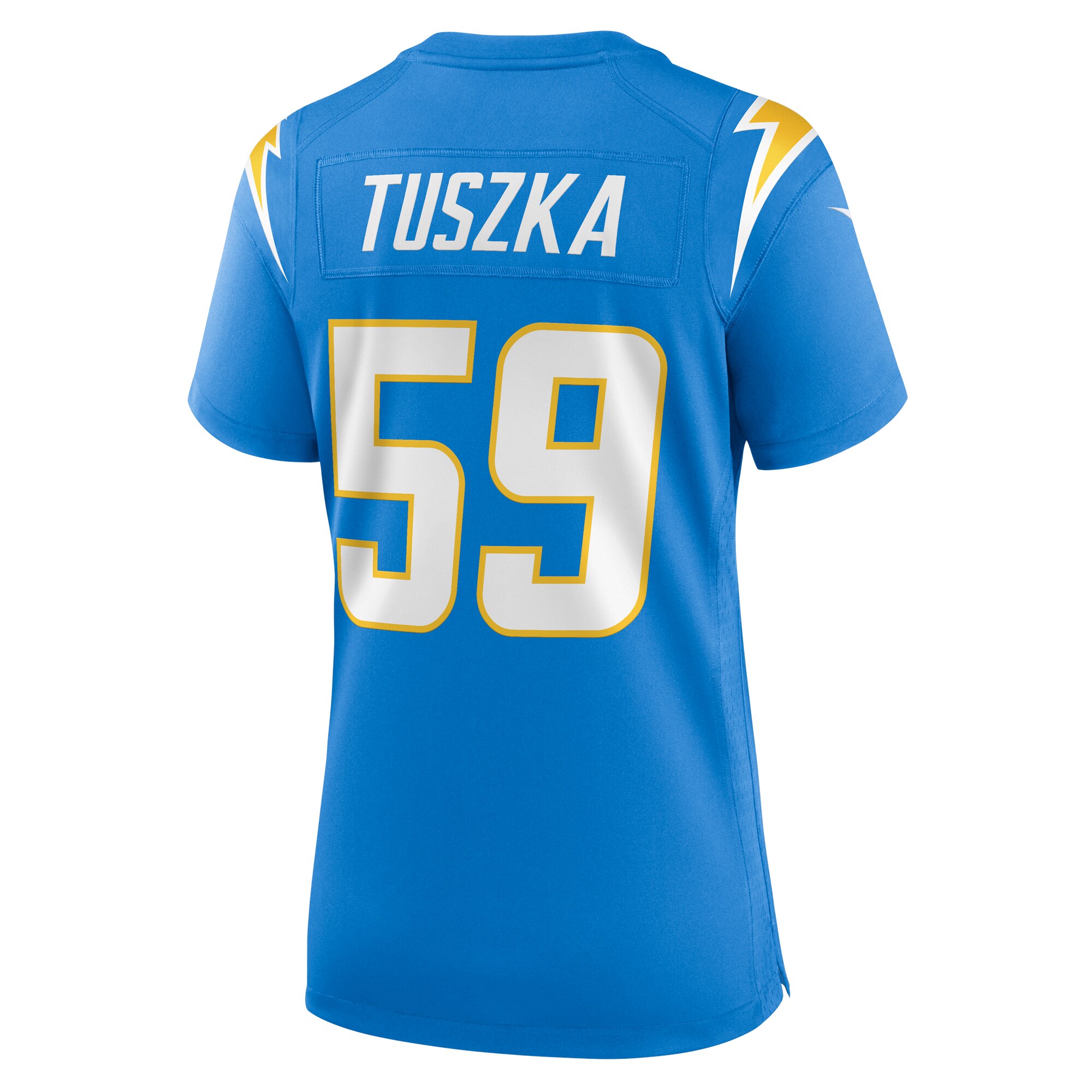 Derrek Tuszka Los Angeles Chargers  Women's Home Game Player Jersey - Powder Blue