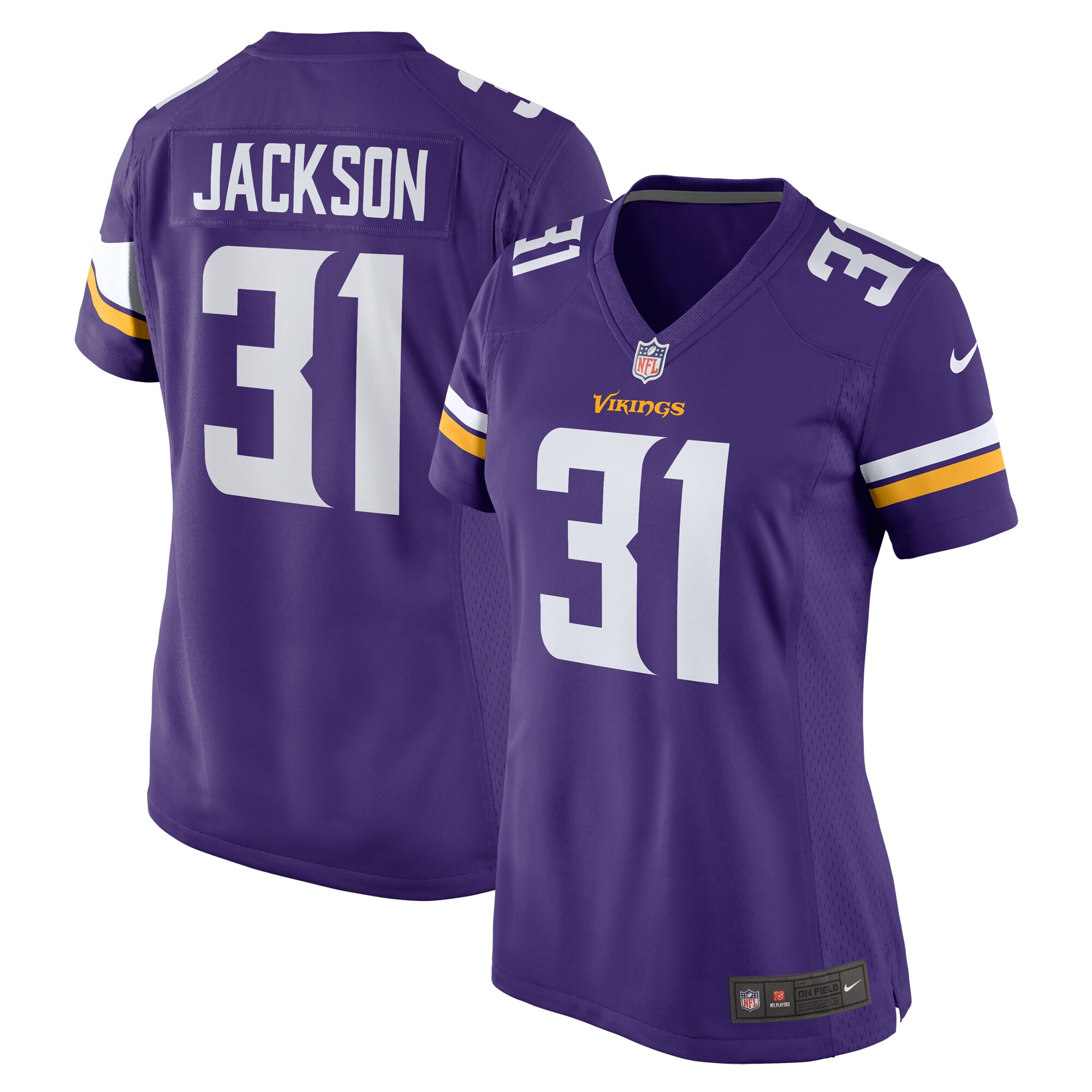 Khyree Jackson Minnesota Vikings Women's Game Jersey -  Purple