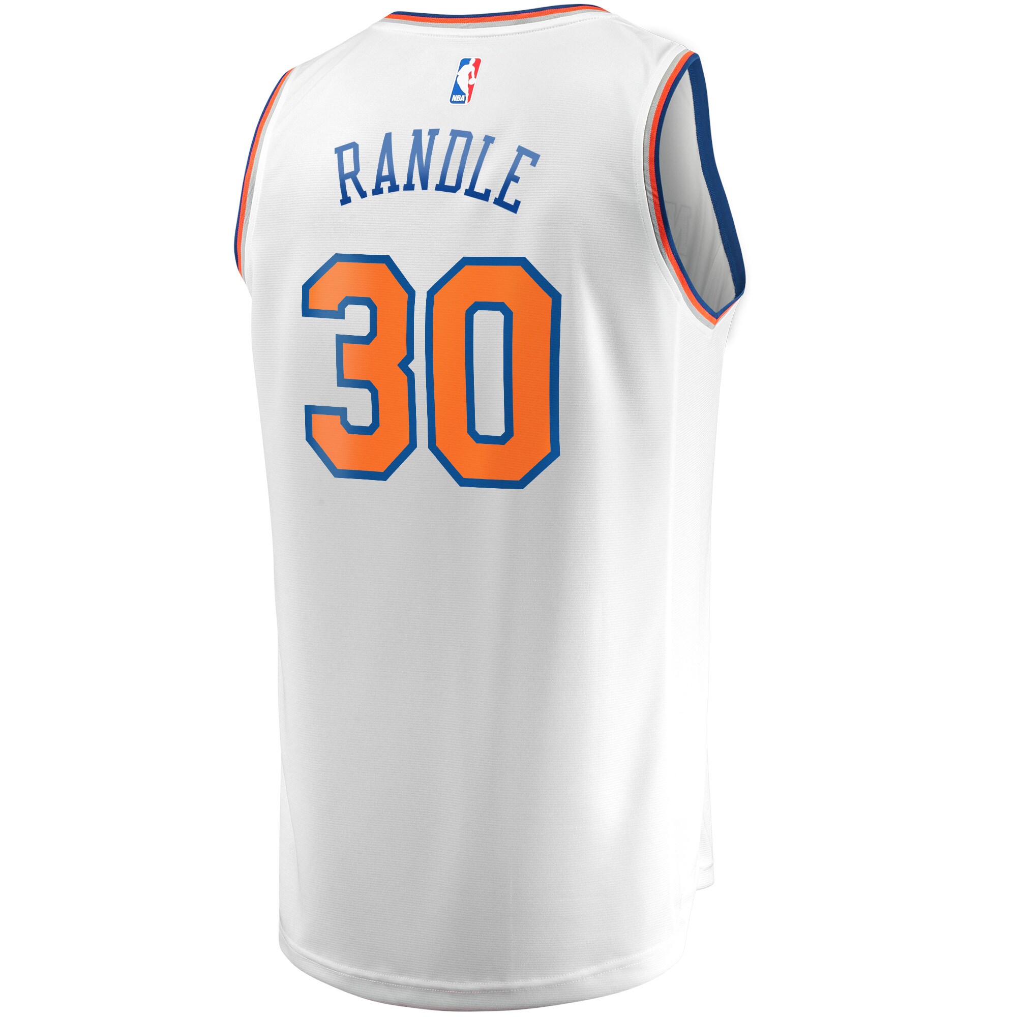 Julius Randle New York Knicks  2020/21 Fast Break Replica Player Jersey - Association Edition - White