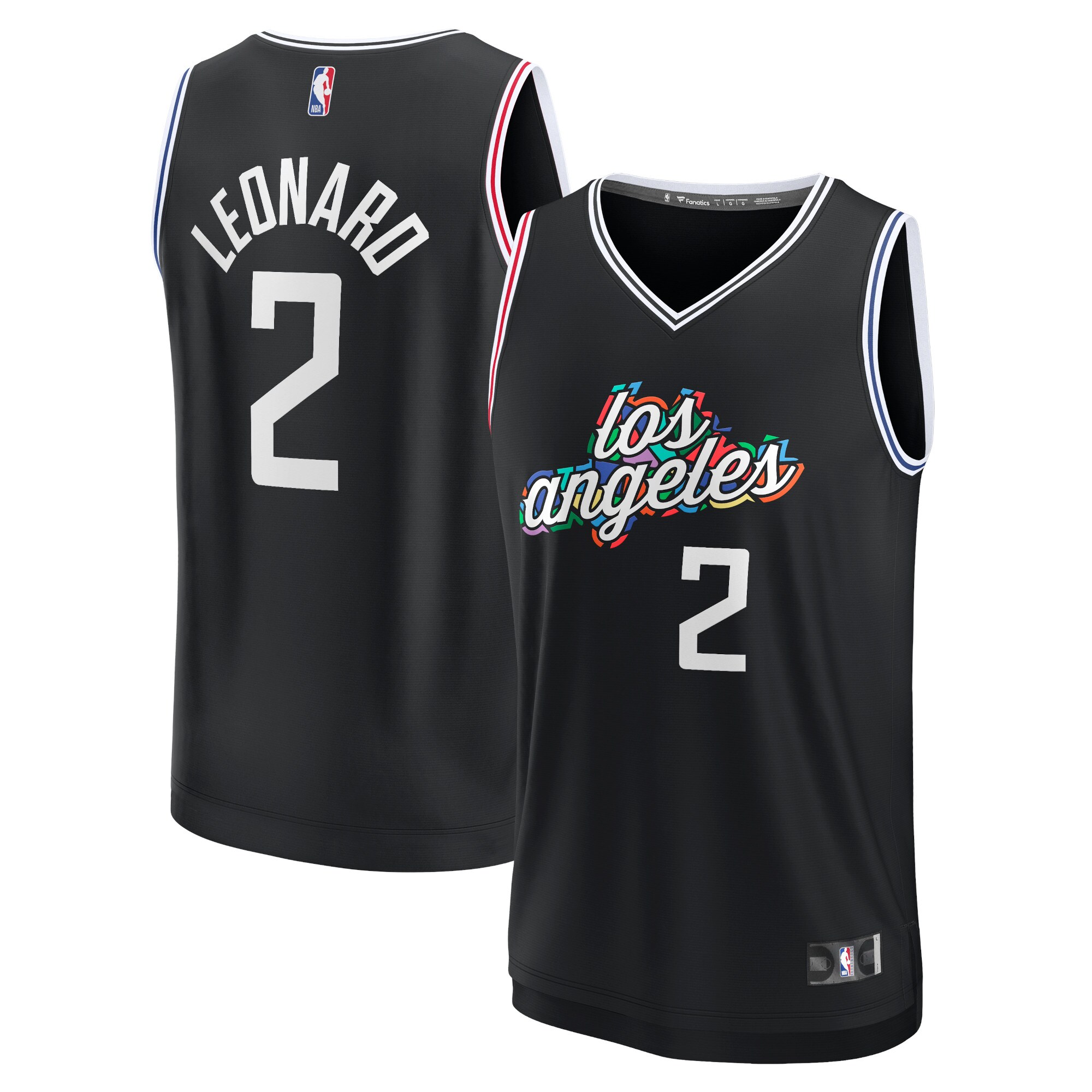 Kawhi Leonard LA Clippers  Youth 2022/23 Fastbreak Jersey - City Edition - Black