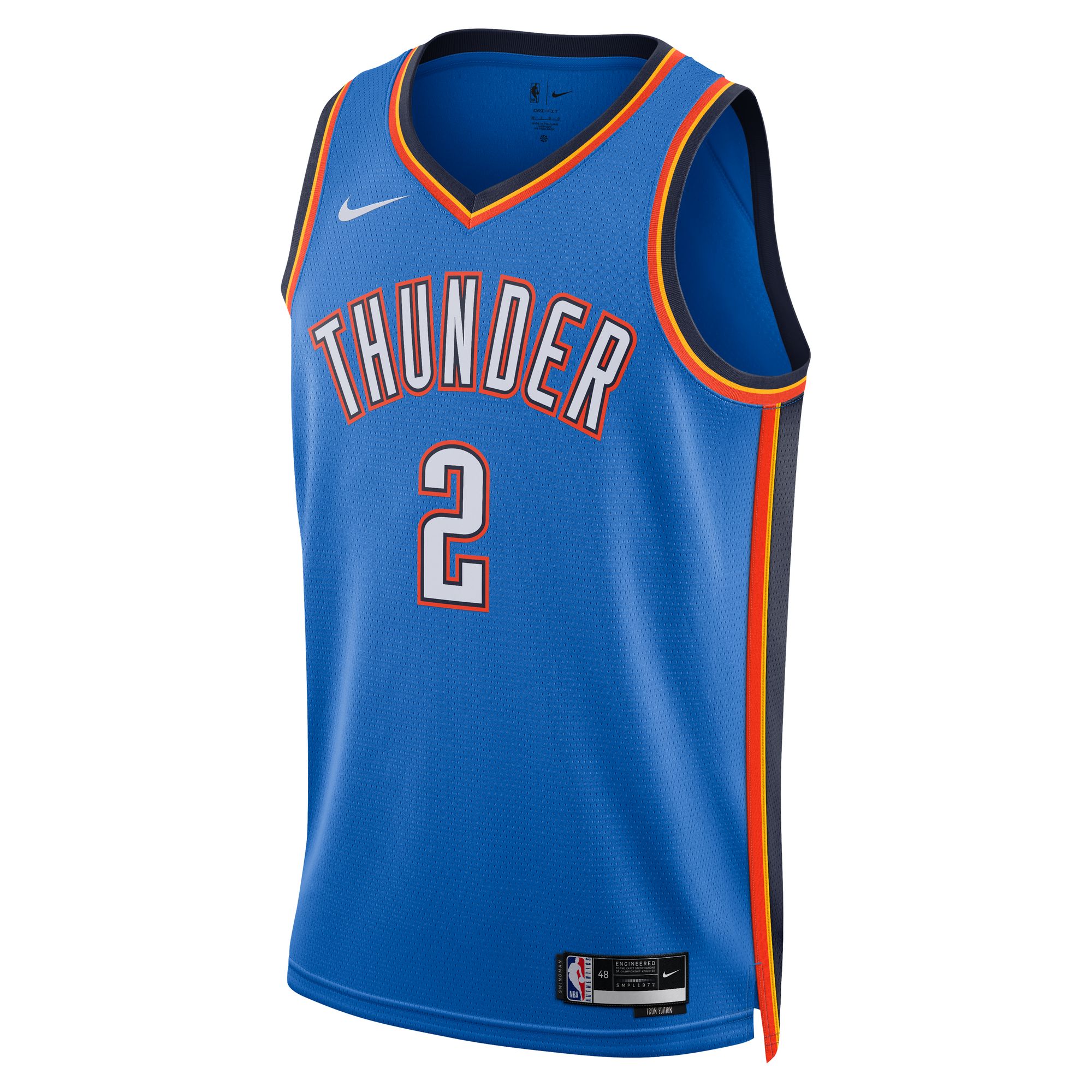 Shai Gilgeous-Alexander Oklahoma City Thunder Unisex Swingman Jersey - Icon Edition - Blue