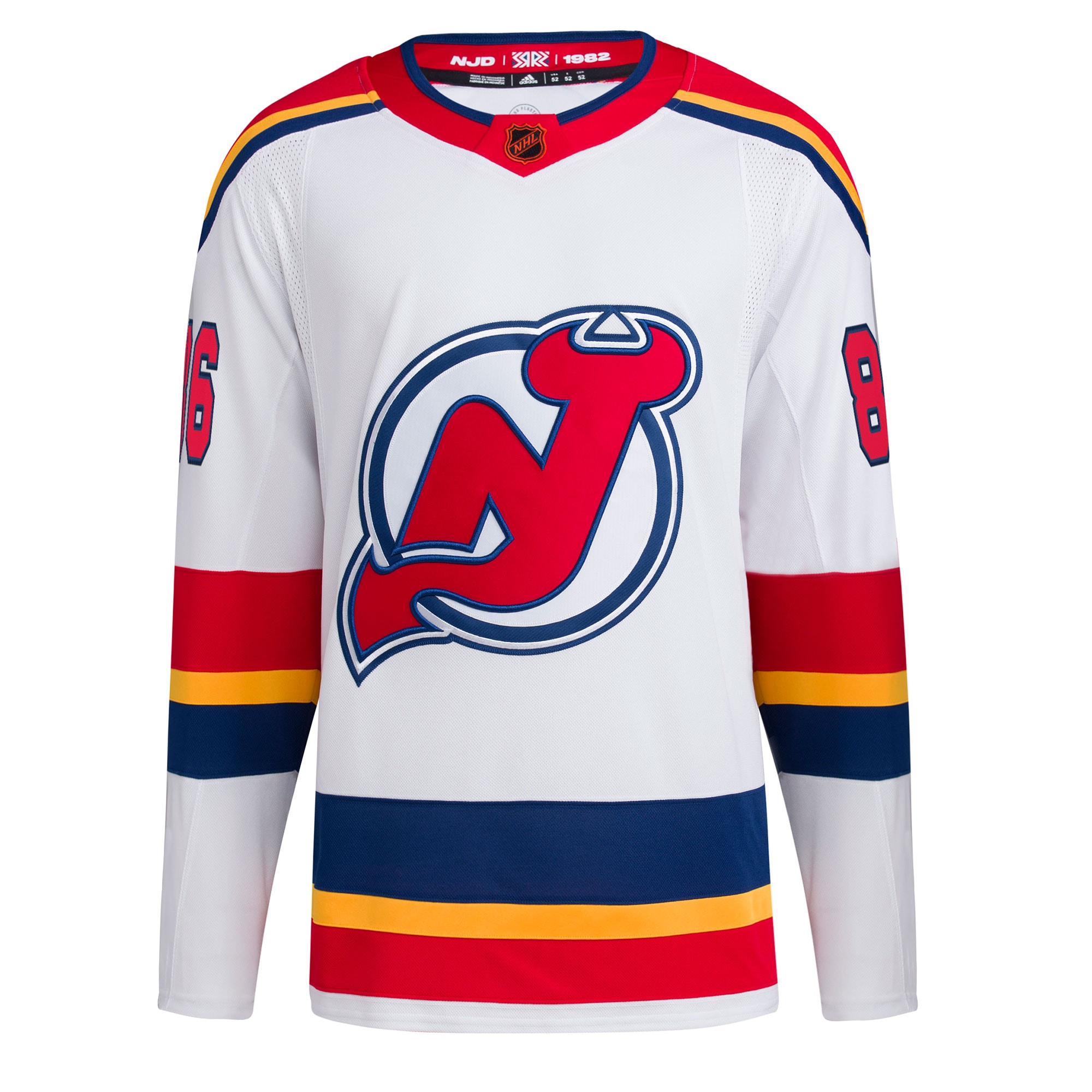 Jack Hughes New Jersey Devils  Reverse Retro 2.0 Authentic Player Jersey - White