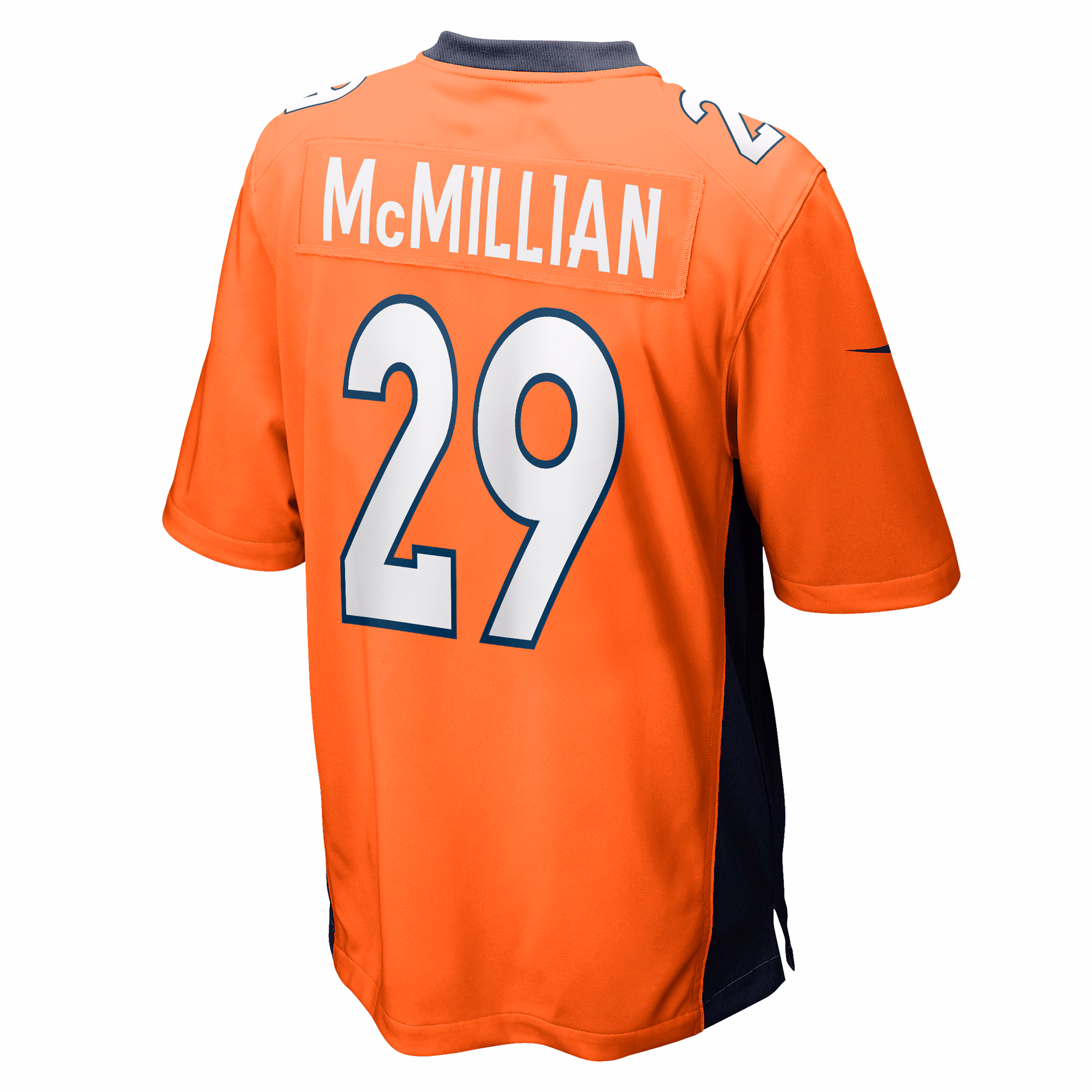 JaQuan McMillian Denver Broncos Team Game Jersey -  Orange