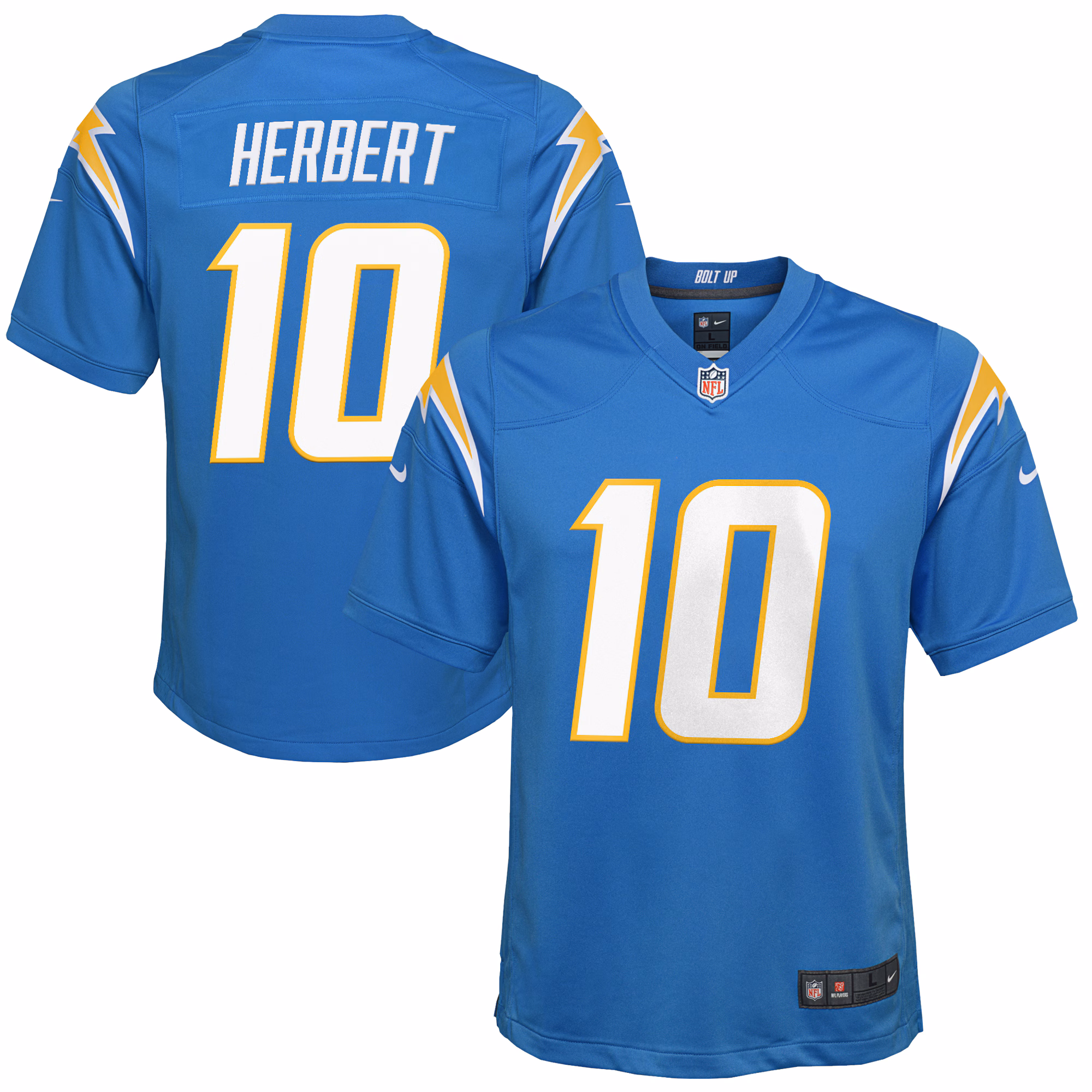 Justin Herbert Los Angeles Chargers Youth Game Jersey - Royal