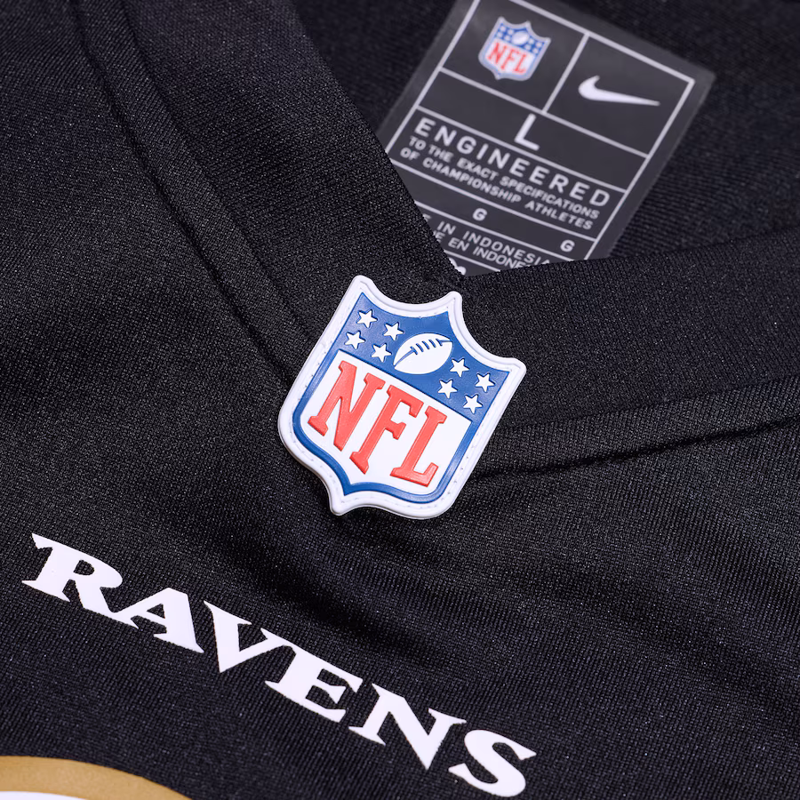 Men's Lamar Jackson #8 Black Baltimore Ravens Alternate Game Jersey