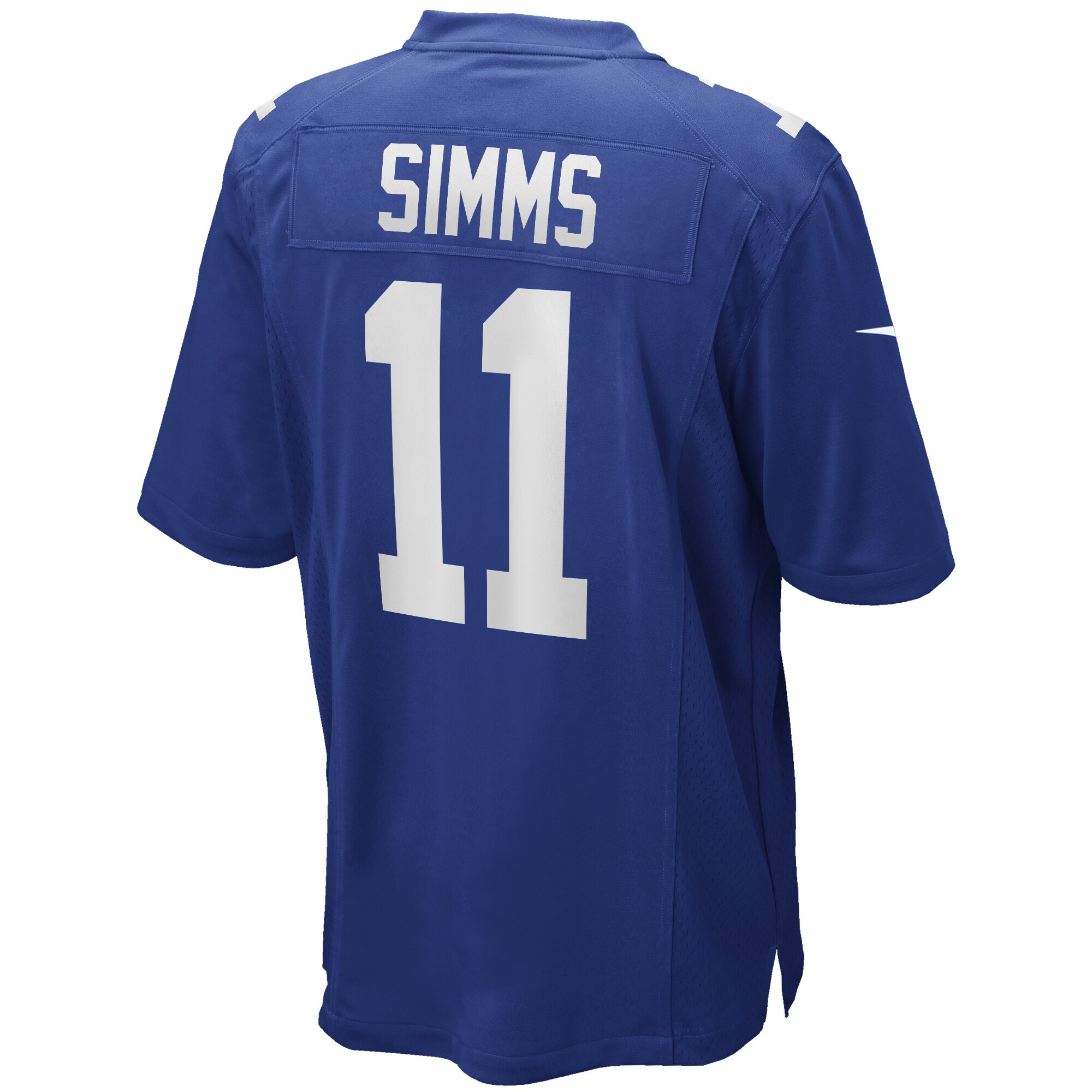 Phil Simms New York Giants Game Retired Player Jersey - Royal