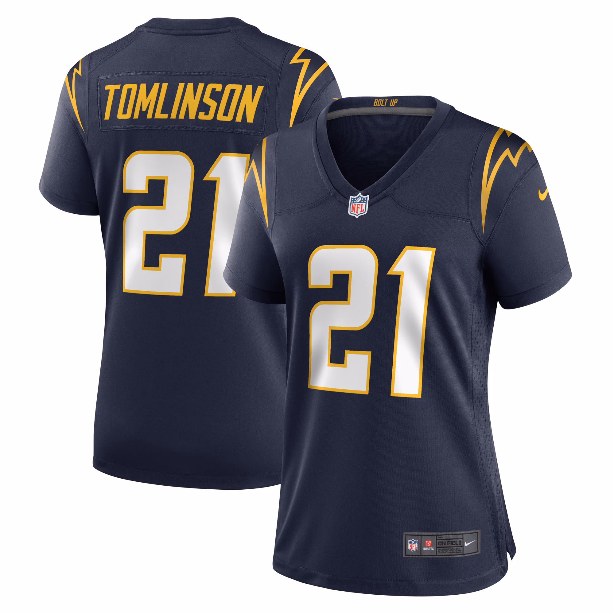 LaDainian Tomlinson Los Angeles Chargers Women's Retired Game Jersey - Royal