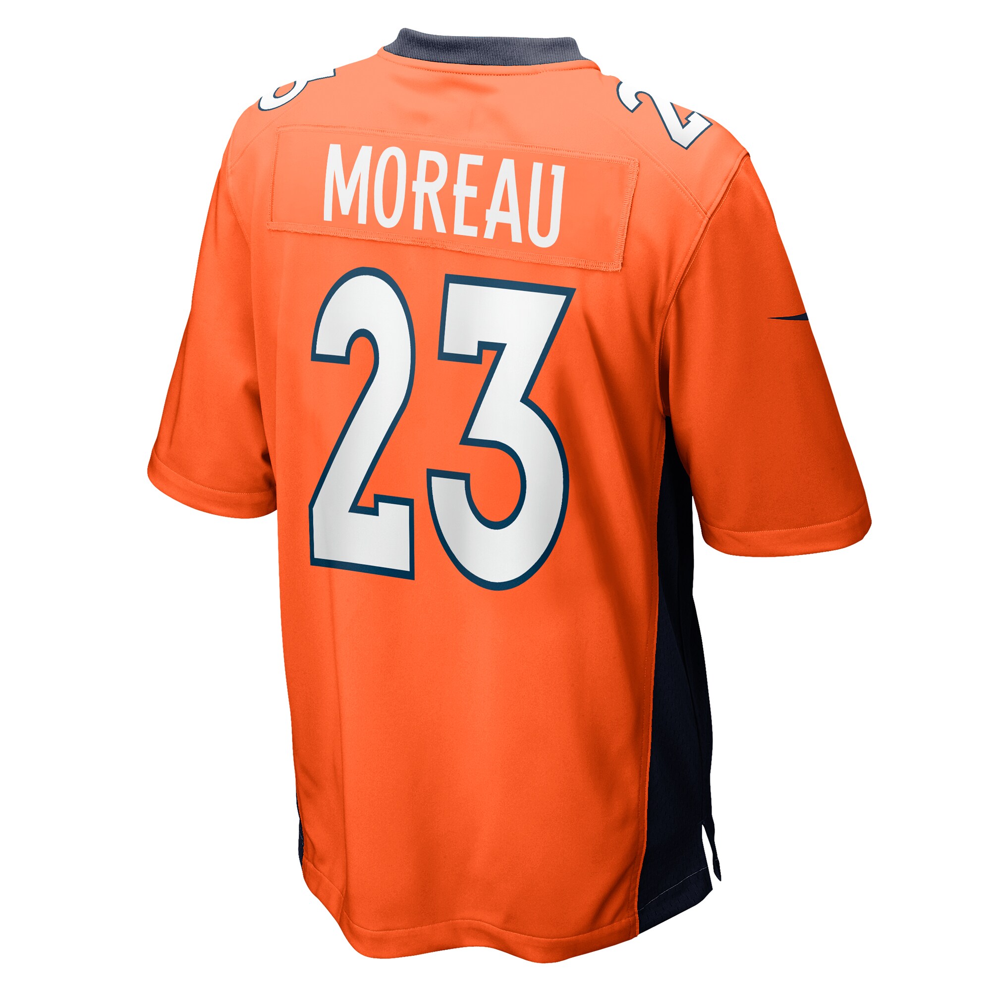 Fabian Moreau Denver Broncos Team Game Jersey -  Orange