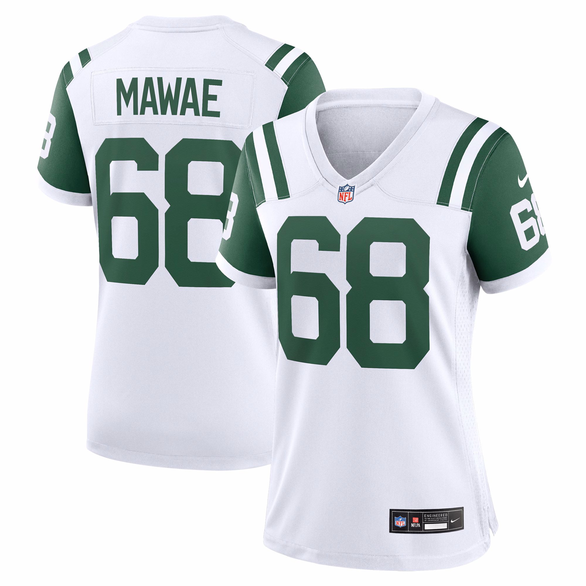 Kevin Mawae New York Jets Women's Classic Alternate Retired Player Game Jersey - White