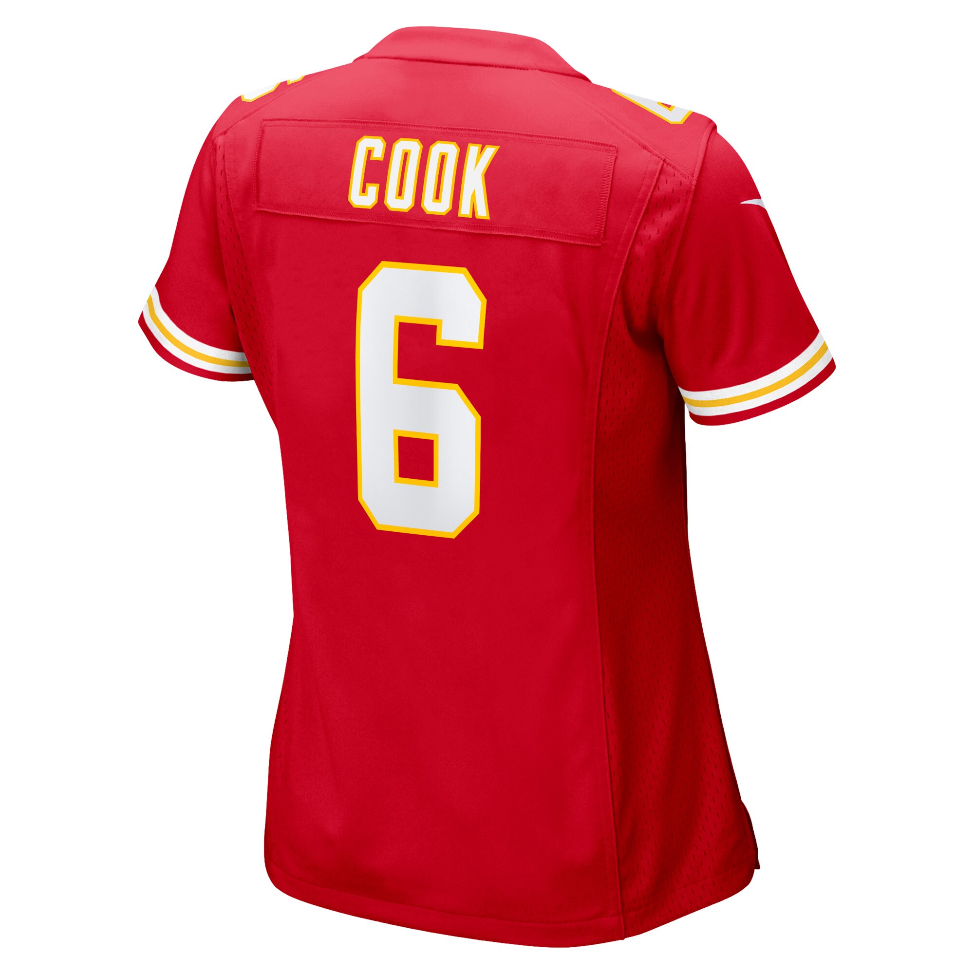 Bryan Cook Kansas City Chiefs  Women's Game Player Jersey - Red