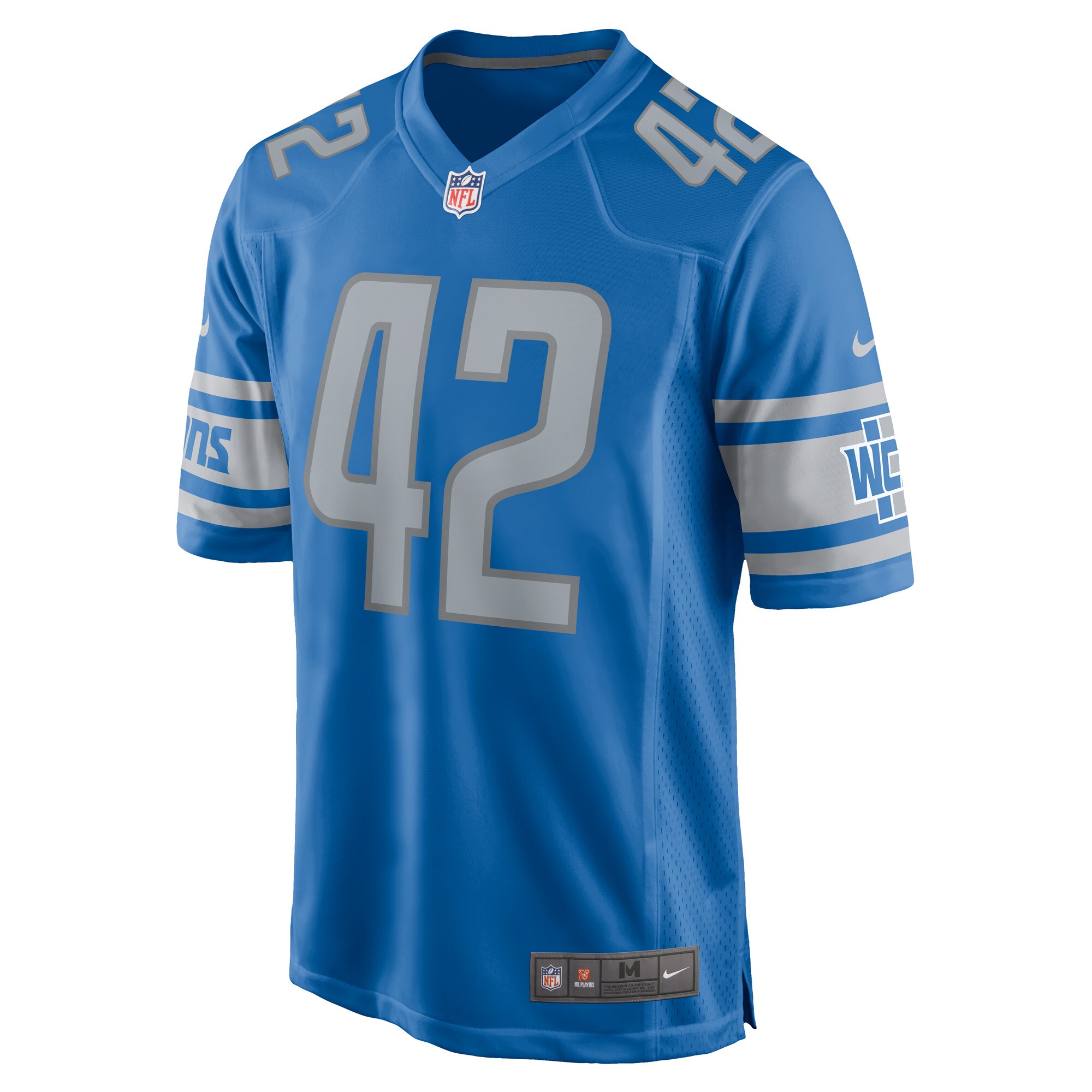 Justin Jackson Detroit Lions  Player Game Jersey - Blue